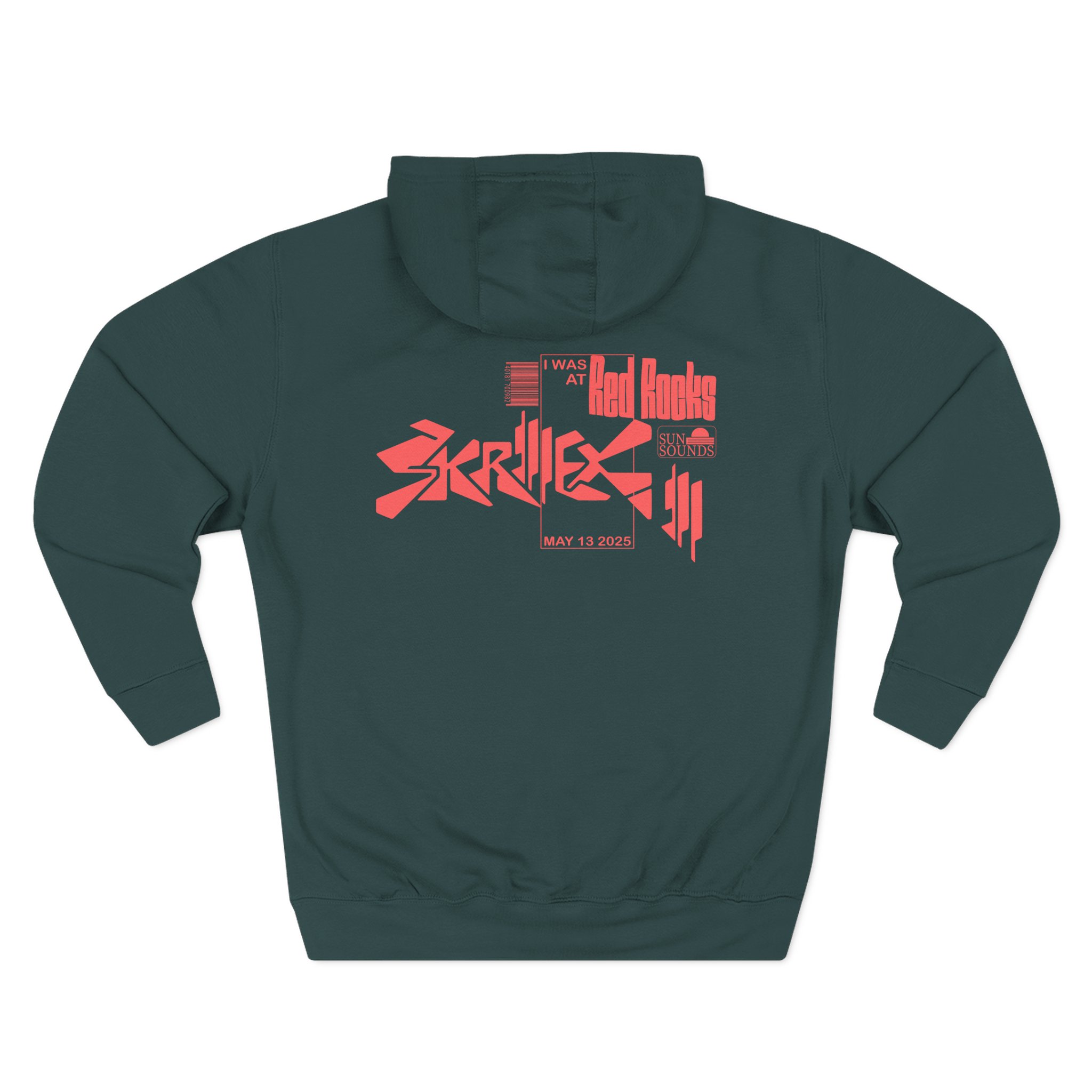 Skrillex Red Rocks Three-Panel Fleece Hoodie