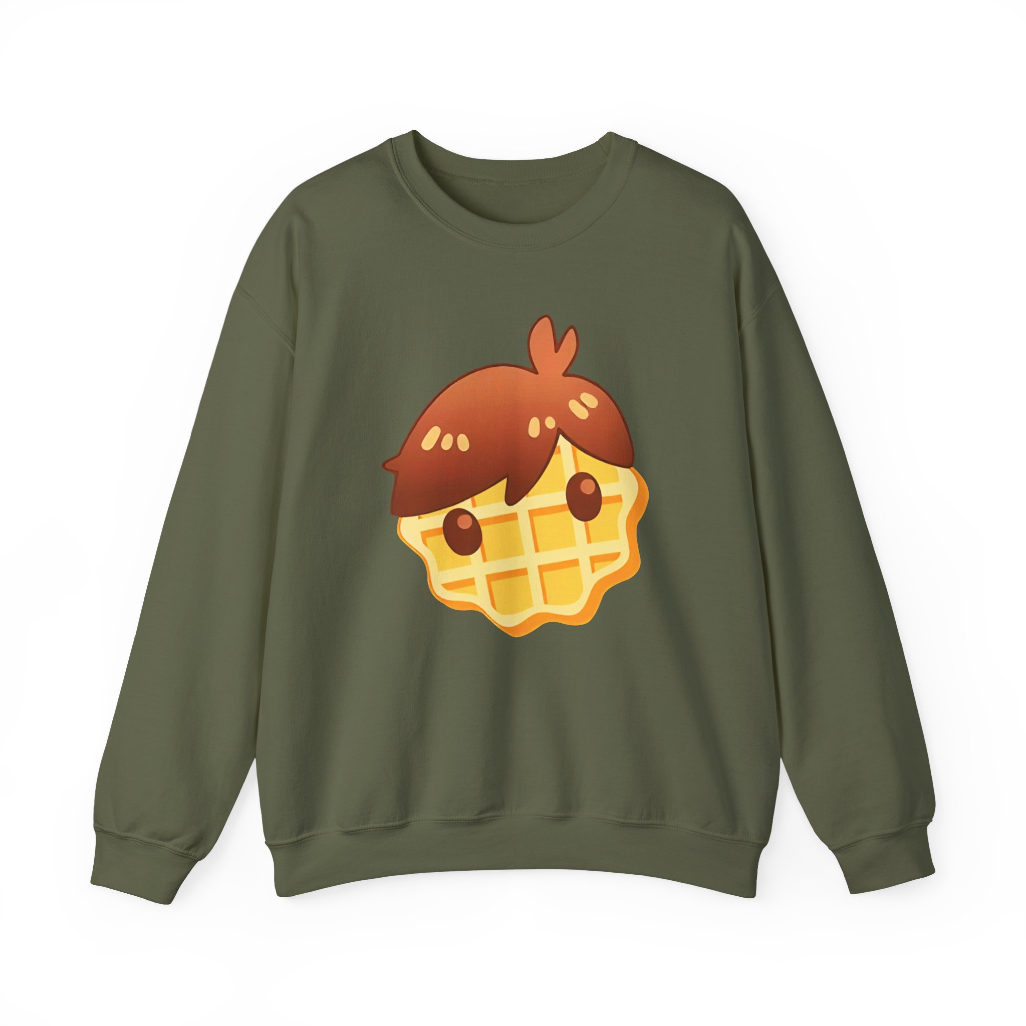 Grian Waffle Head Unisex Heavy Blendâ„¢ Crewneck Sweatshirt