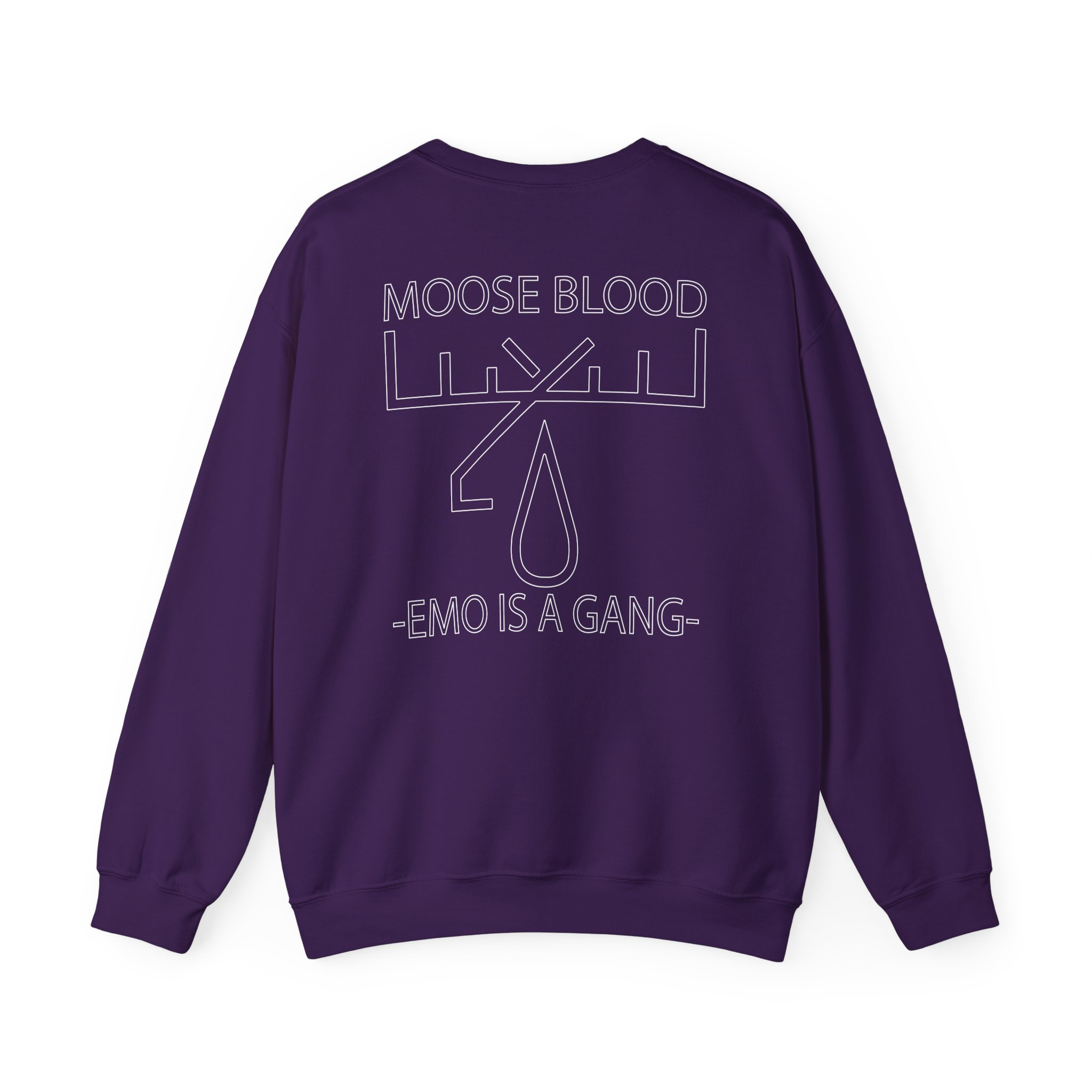 Moose Blood Emo is a Gang Unisex Heavy Blendâ„¢ Crewneck Sweatshirt