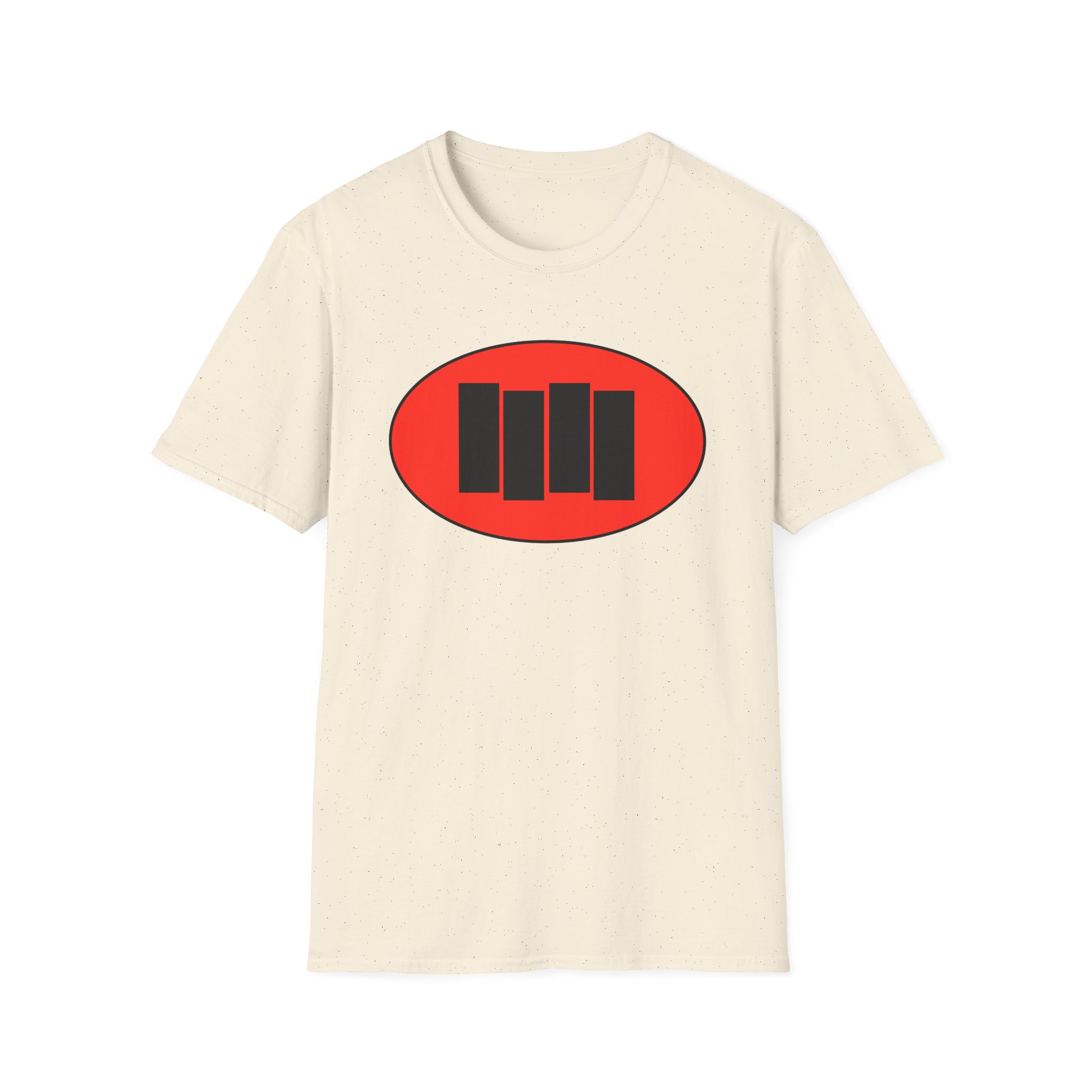 Black Flag Oval Bars Unisex Softstyle T-Shirt