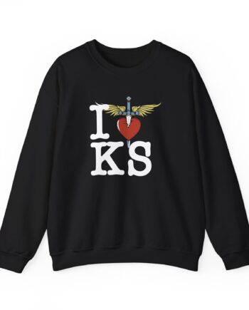 Bon Jovi I Heart Unisex Heavy Blend™ Crewneck Sweatshirt