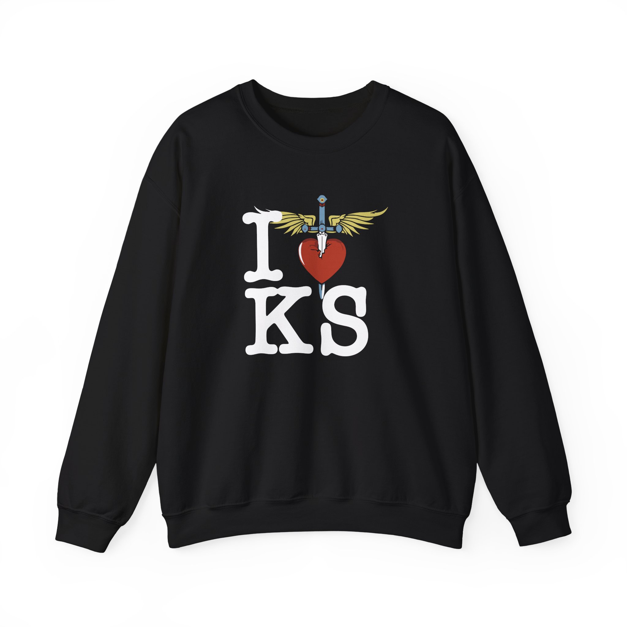 Bon Jovi I Heart Unisex Heavy Blendâ„¢ Crewneck Sweatshirt