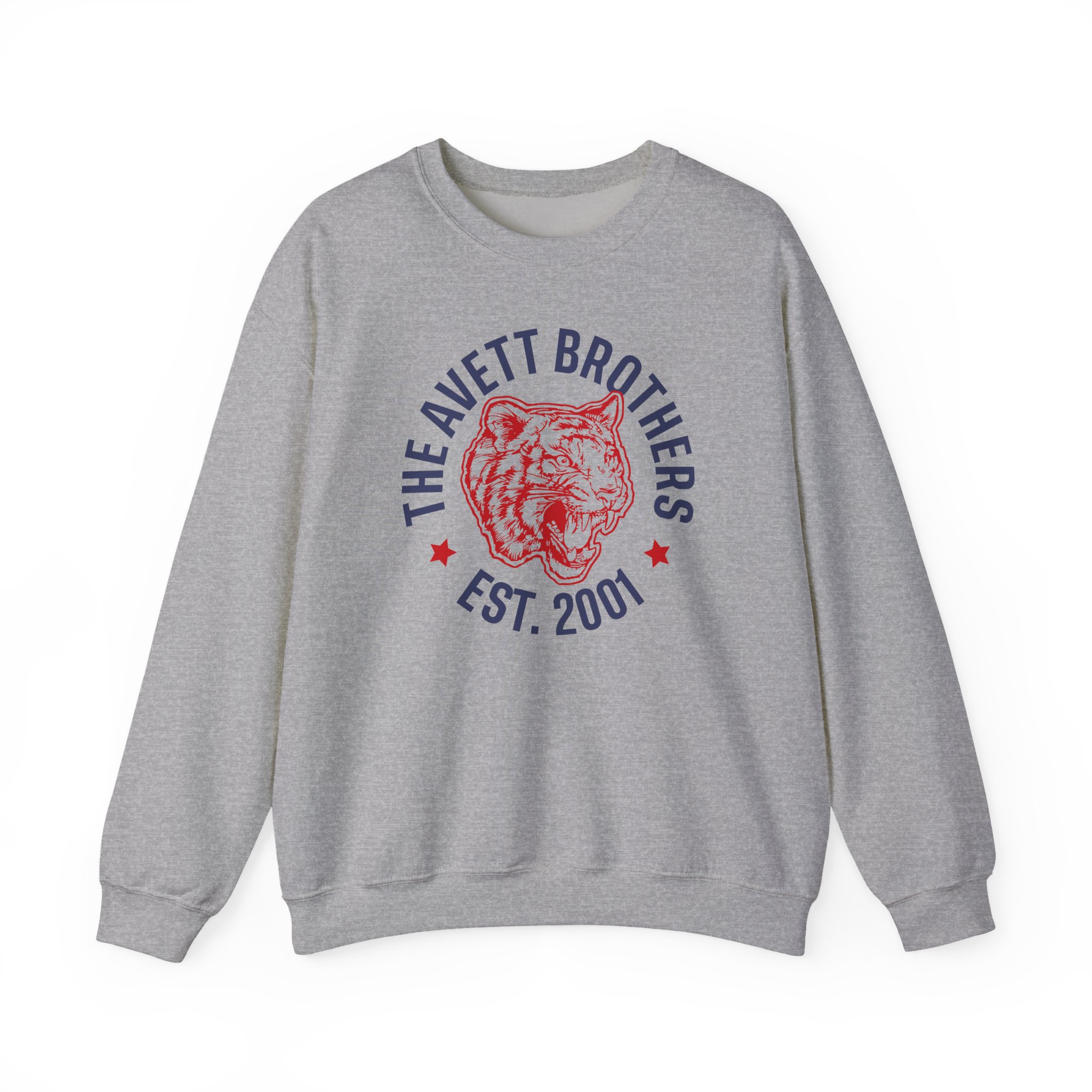 Avett Brothers Tiger Raglan Unisex Heavy Blendâ„¢ Crewneck Sweatshirt