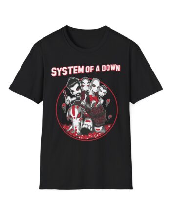 System of a Down Mushroom People Unisex Softstyle T-Shirt