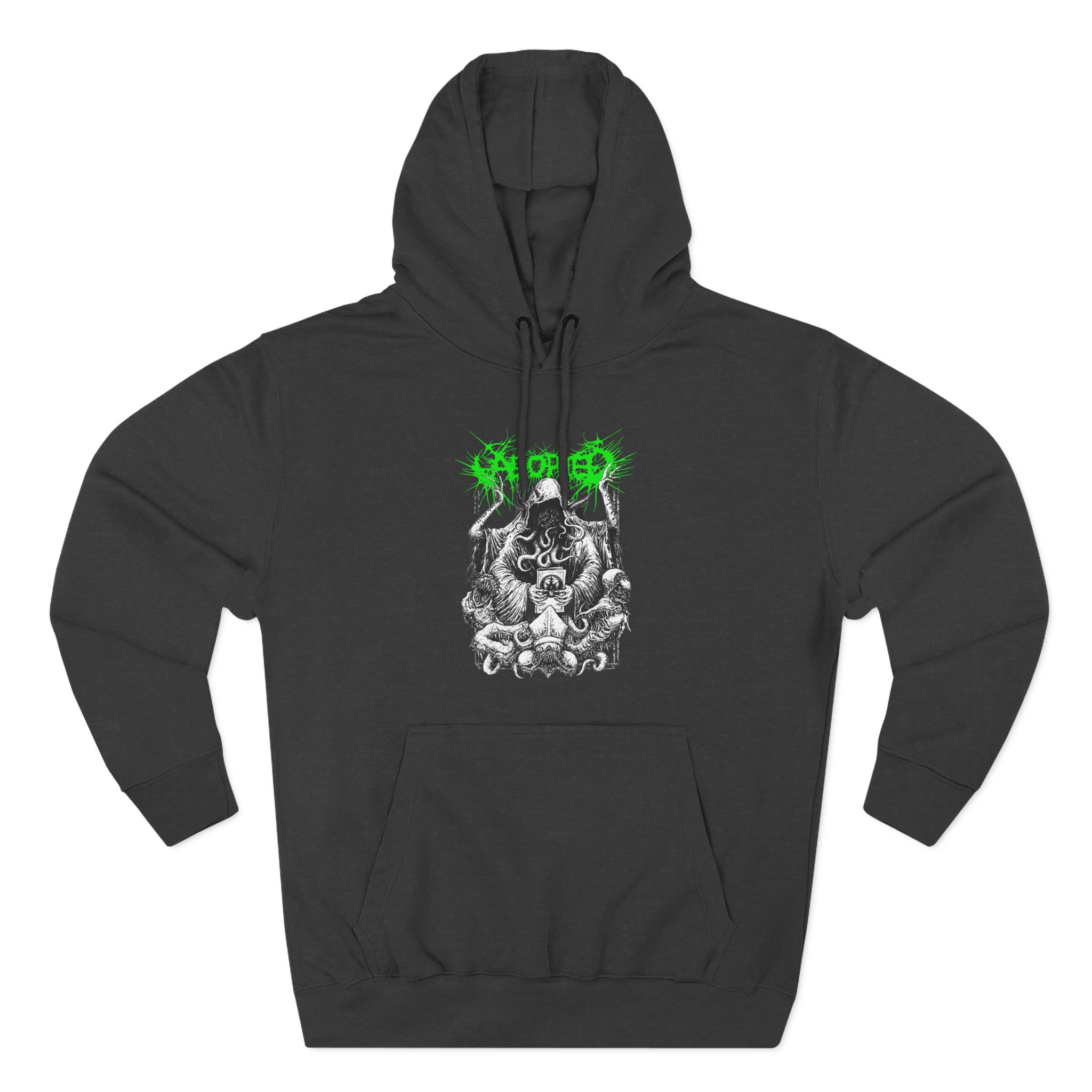Aborted Cthulhu C&c Tour Three-Panel Fleece Hoodie