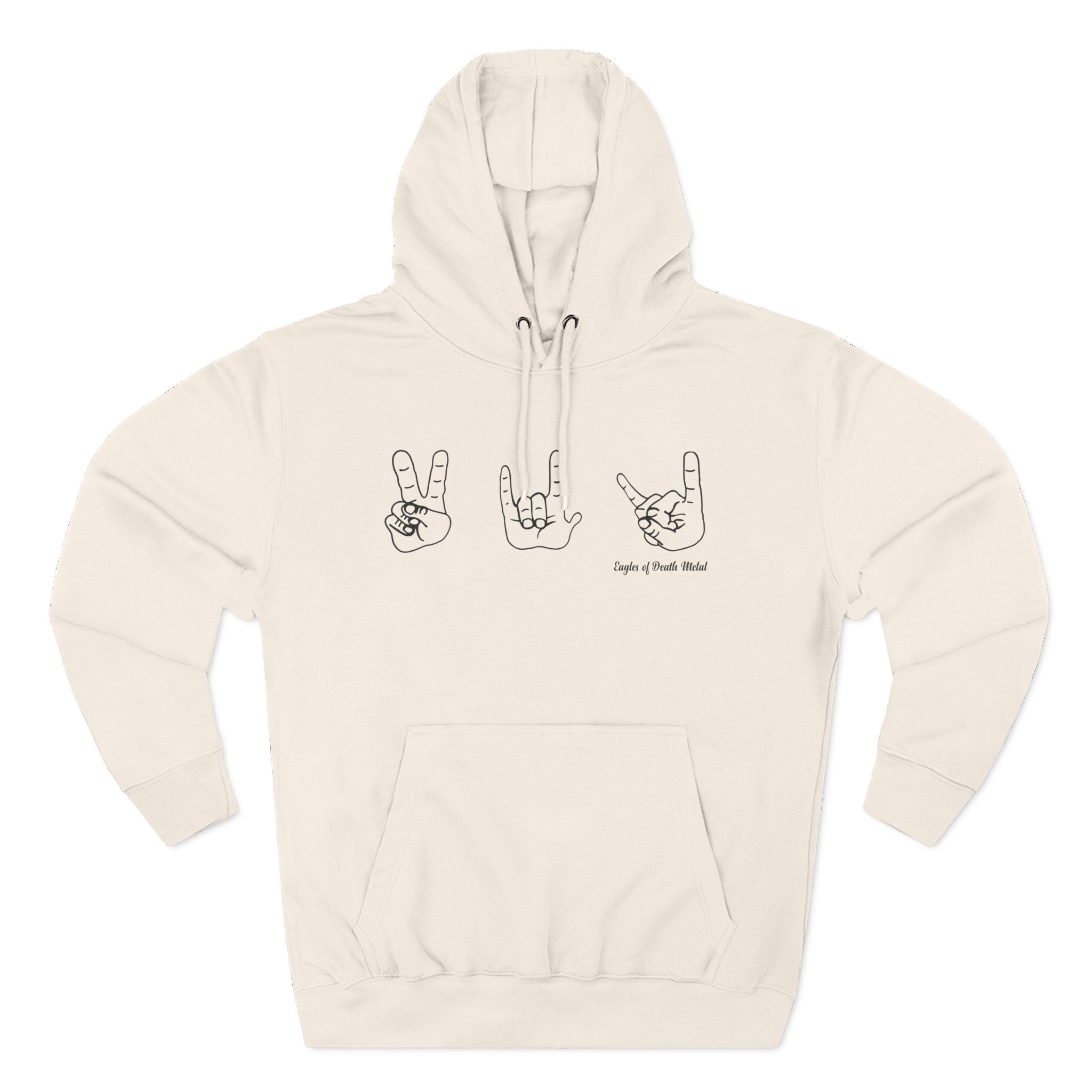 Eagles of Death Metal Peace Love Three-Panel Fleece Hoodie