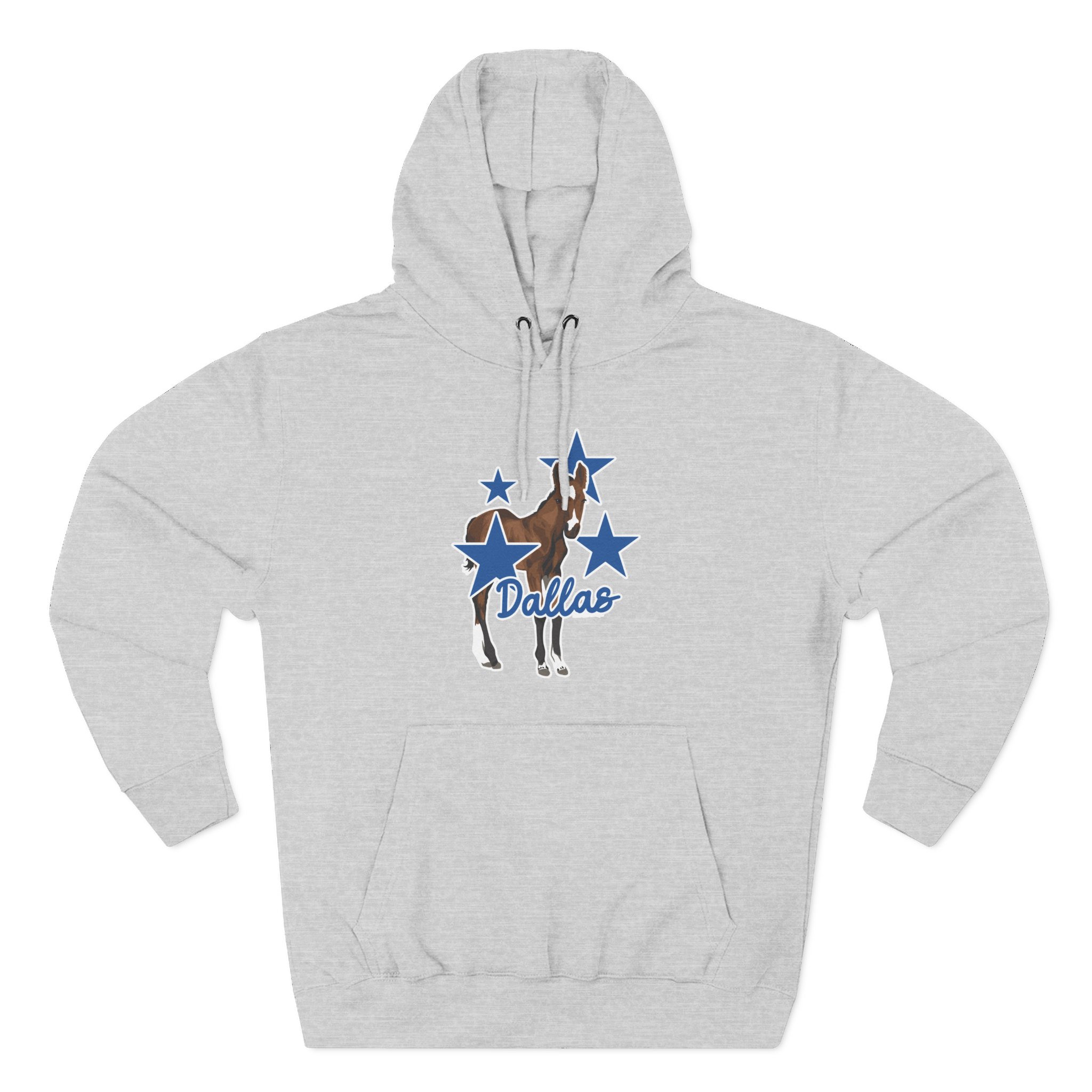 Katie Van Slyke Dallas Three-Panel Fleece Hoodie