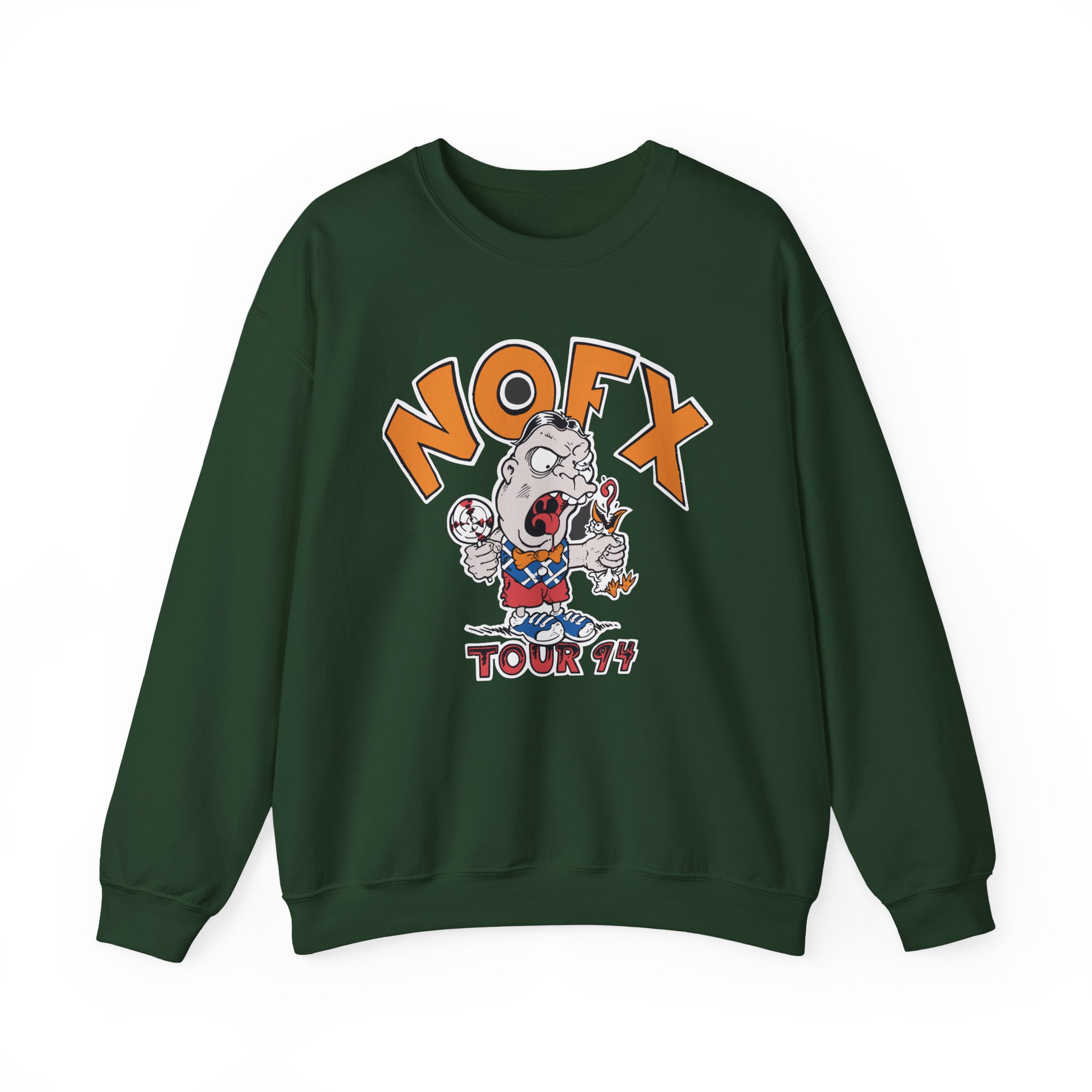 Nofx Lollipop Guy Unisex Heavy Blendâ„¢ Crewneck Sweatshirt