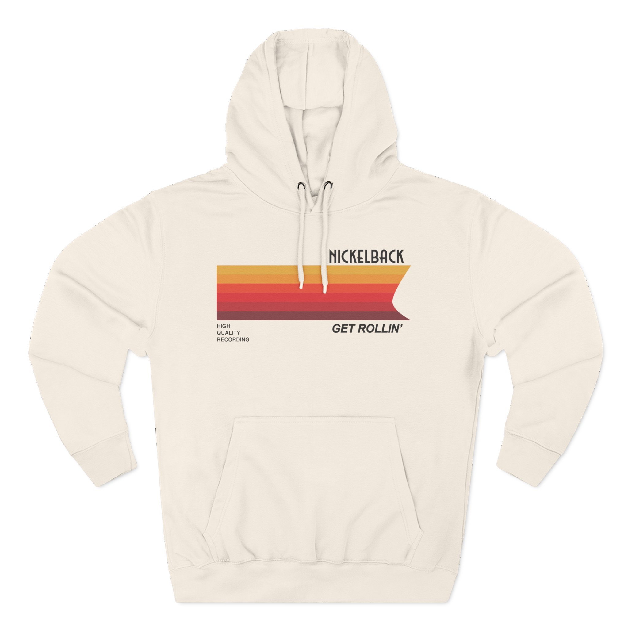 Nickelback Vhs Vintage Three-Panel Fleece Hoodie