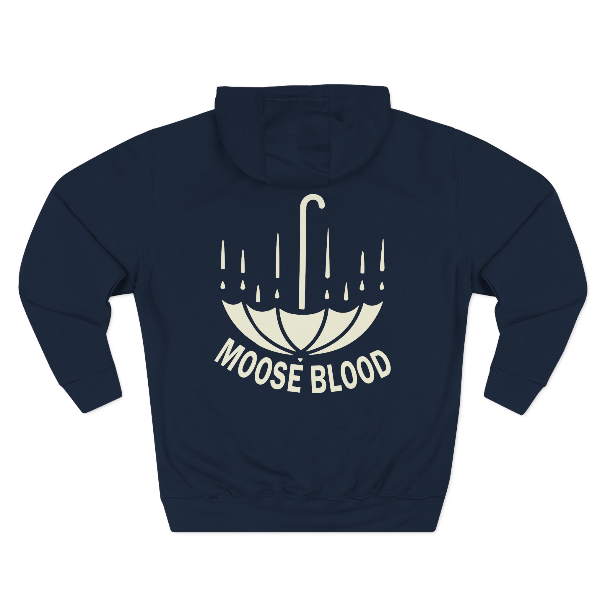 Moose Blood Three-Panel Fleece Hoodie