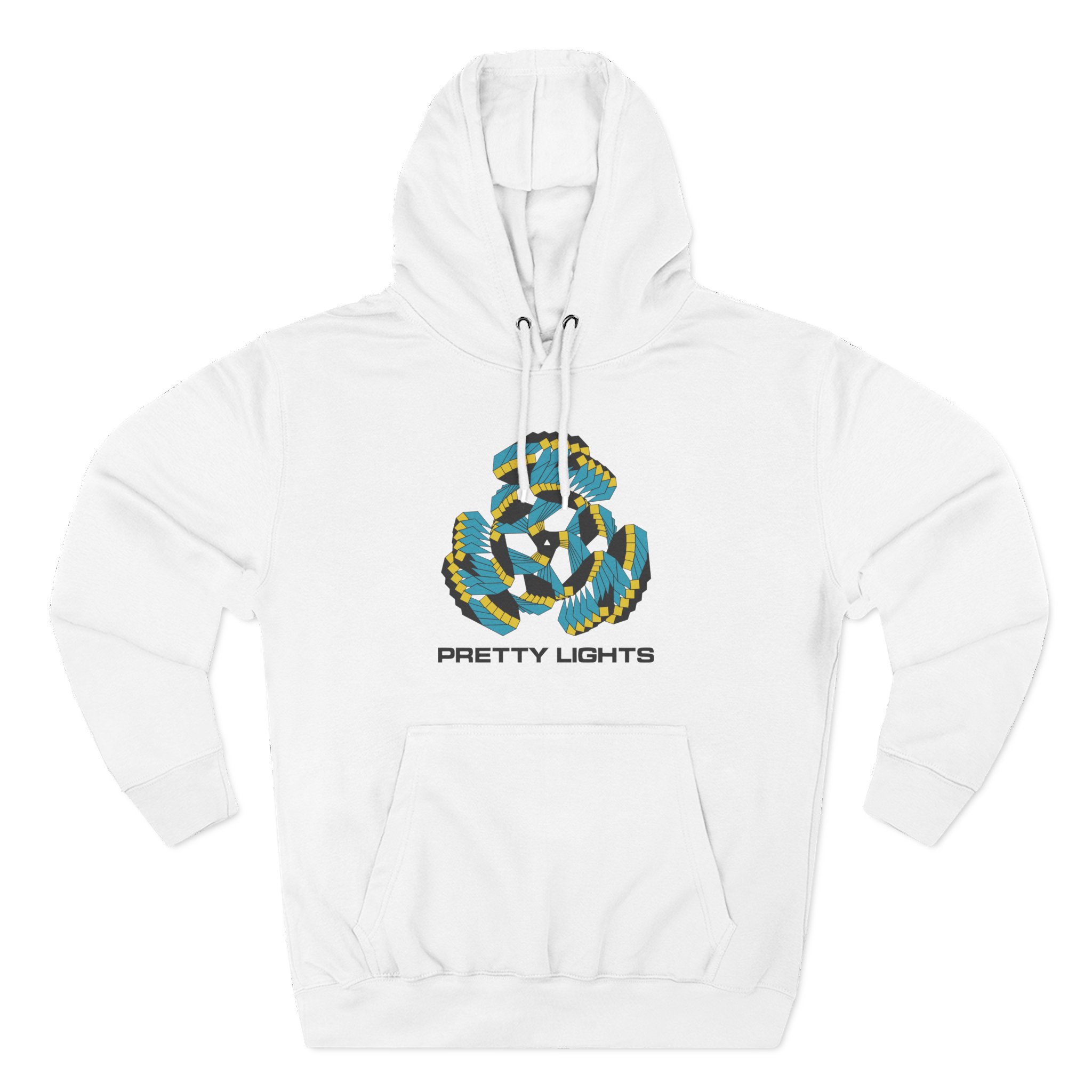 Pretty Lights Swirl Three-Panel Fleece Hoodie