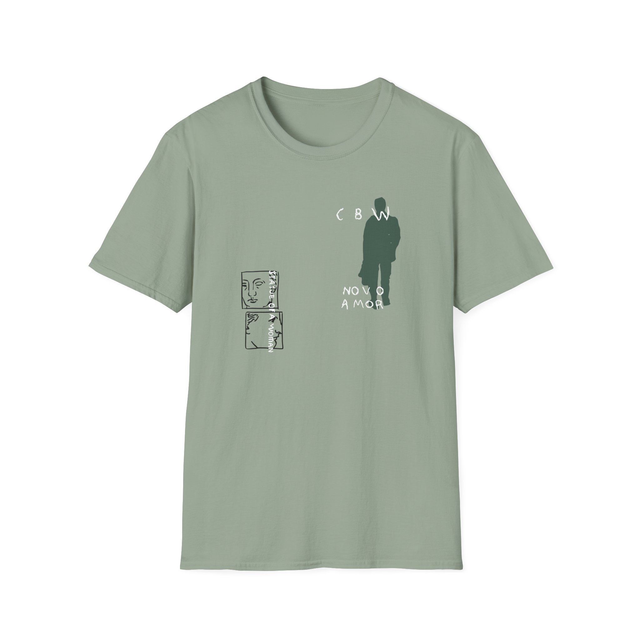 Novo Amor Statue Unisex Softstyle T-Shirt