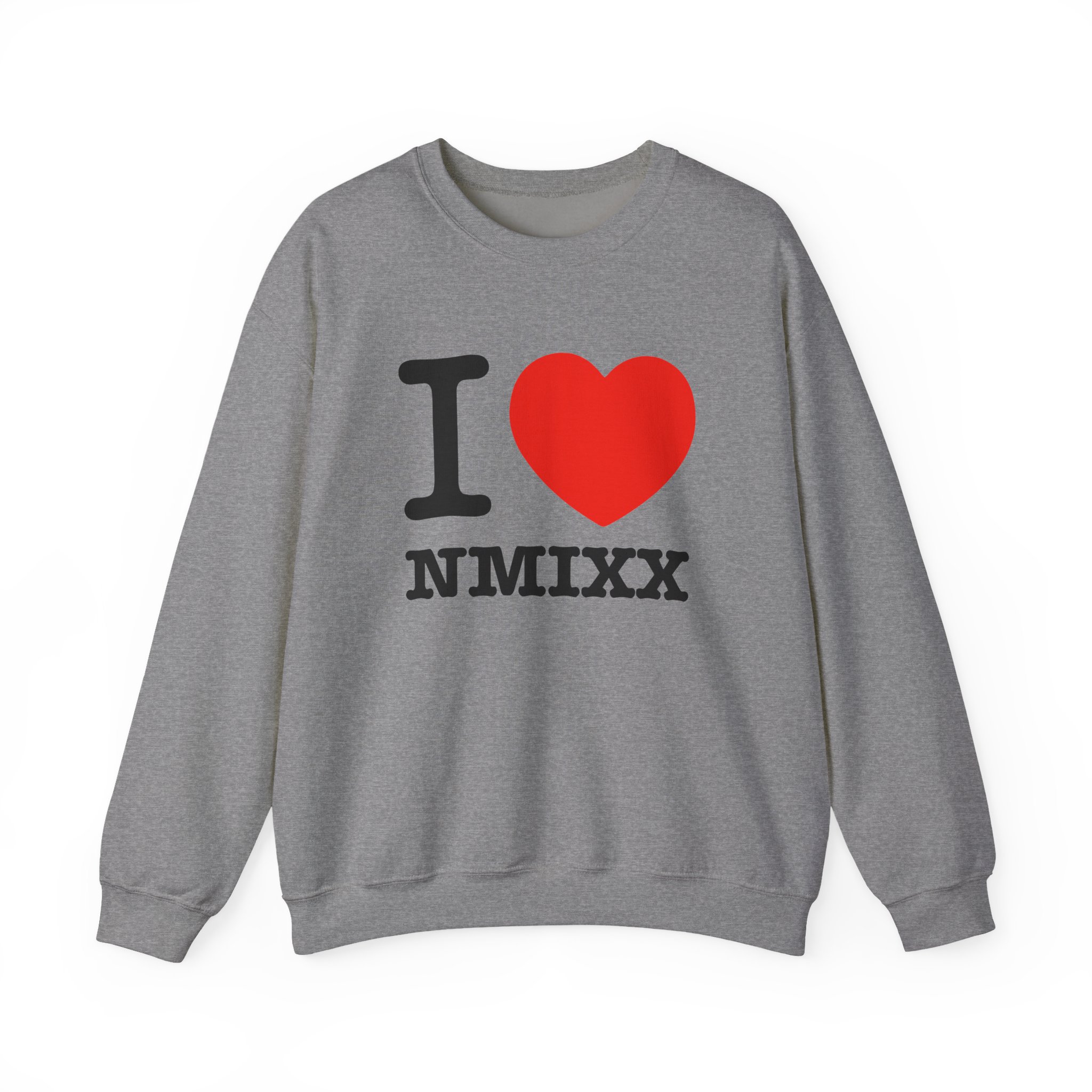 I Love Nmixx Unisex Heavy Blendâ„¢ Crewneck Sweatshirt