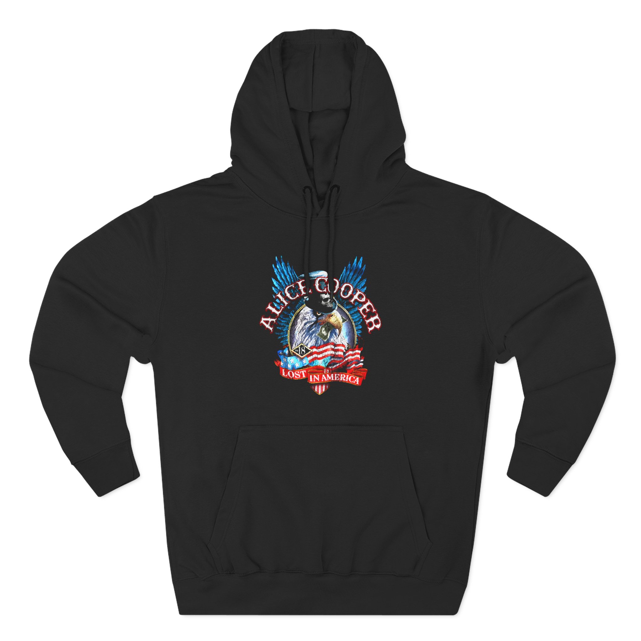 Alice Cooper Lost in America Three-Panel Fleece Hoodie