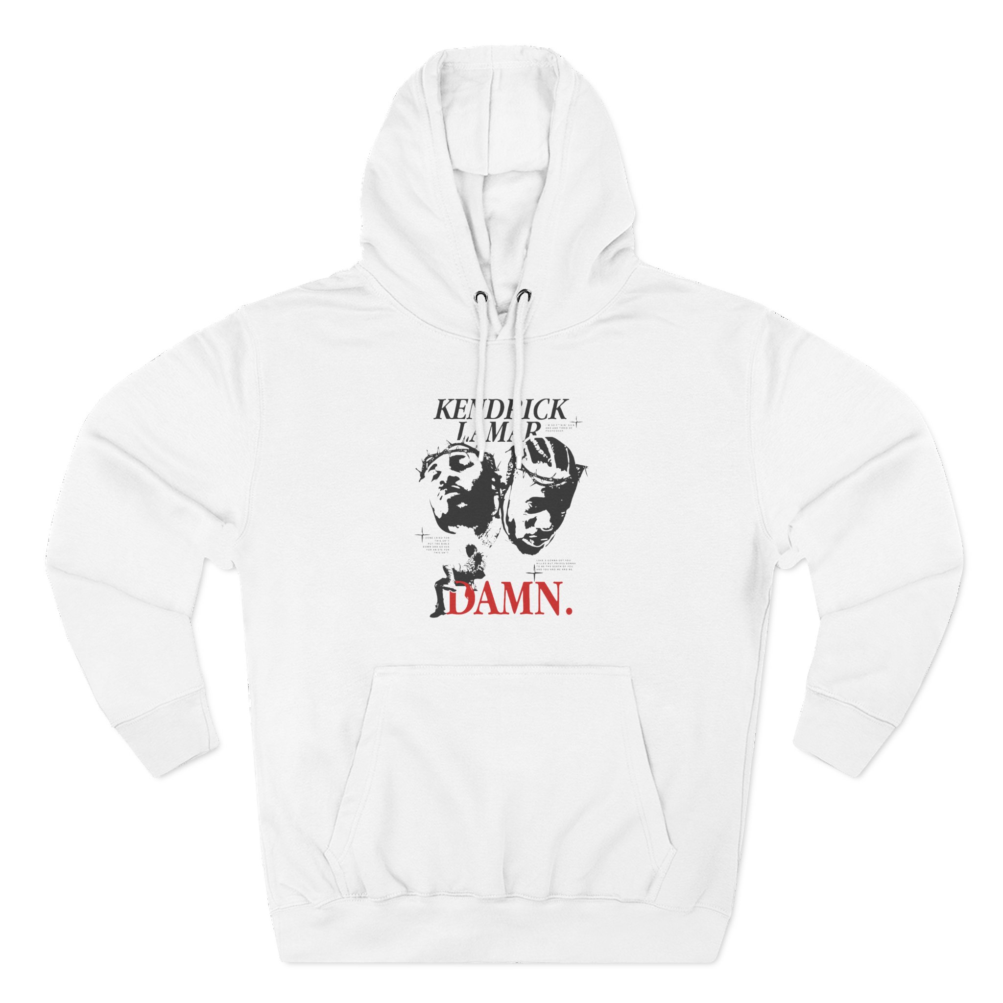 Kendrick Lamar Damn Three-Panel Fleece Hoodie