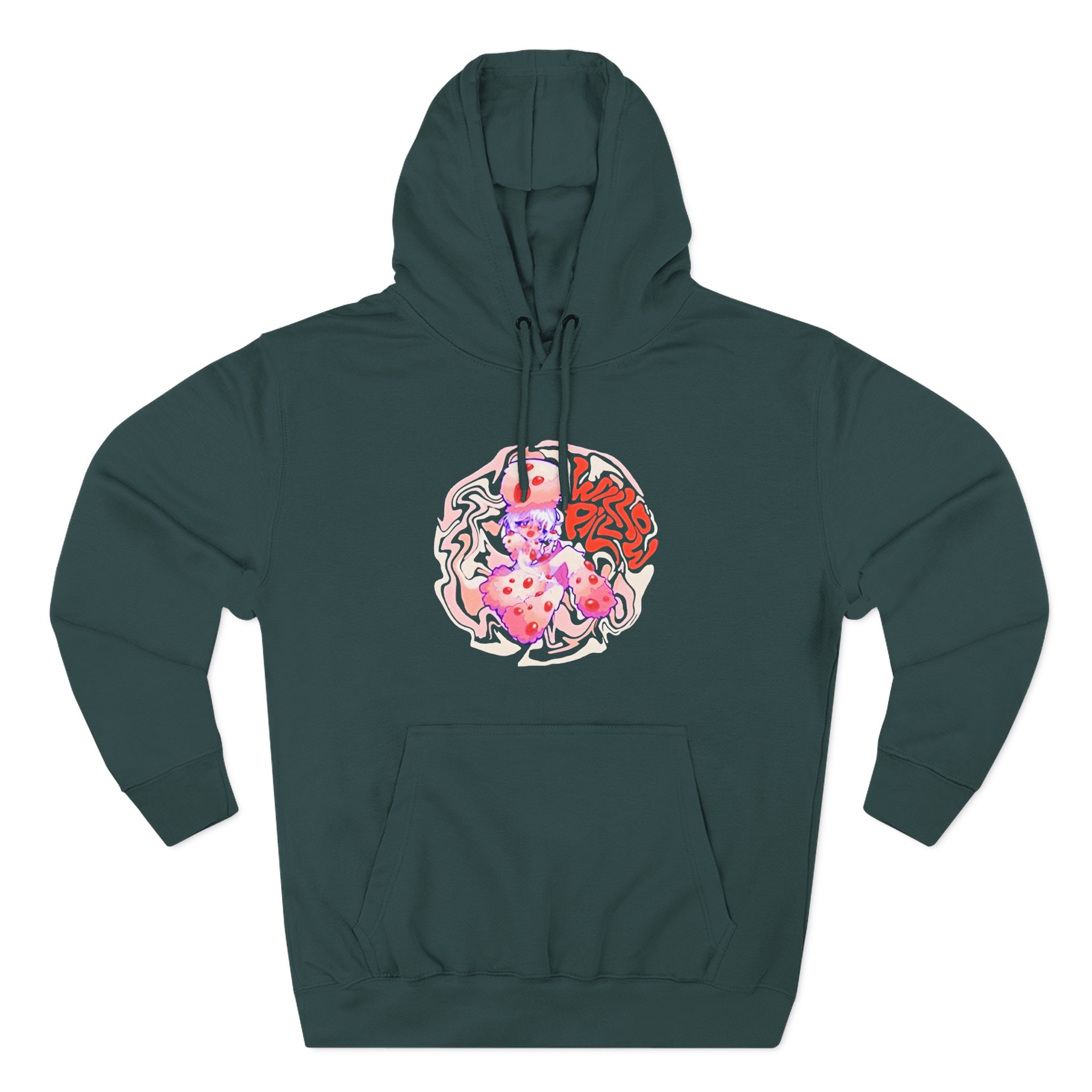 Willow Pill Willow Mushroom Three-Panel Fleece Hoodie