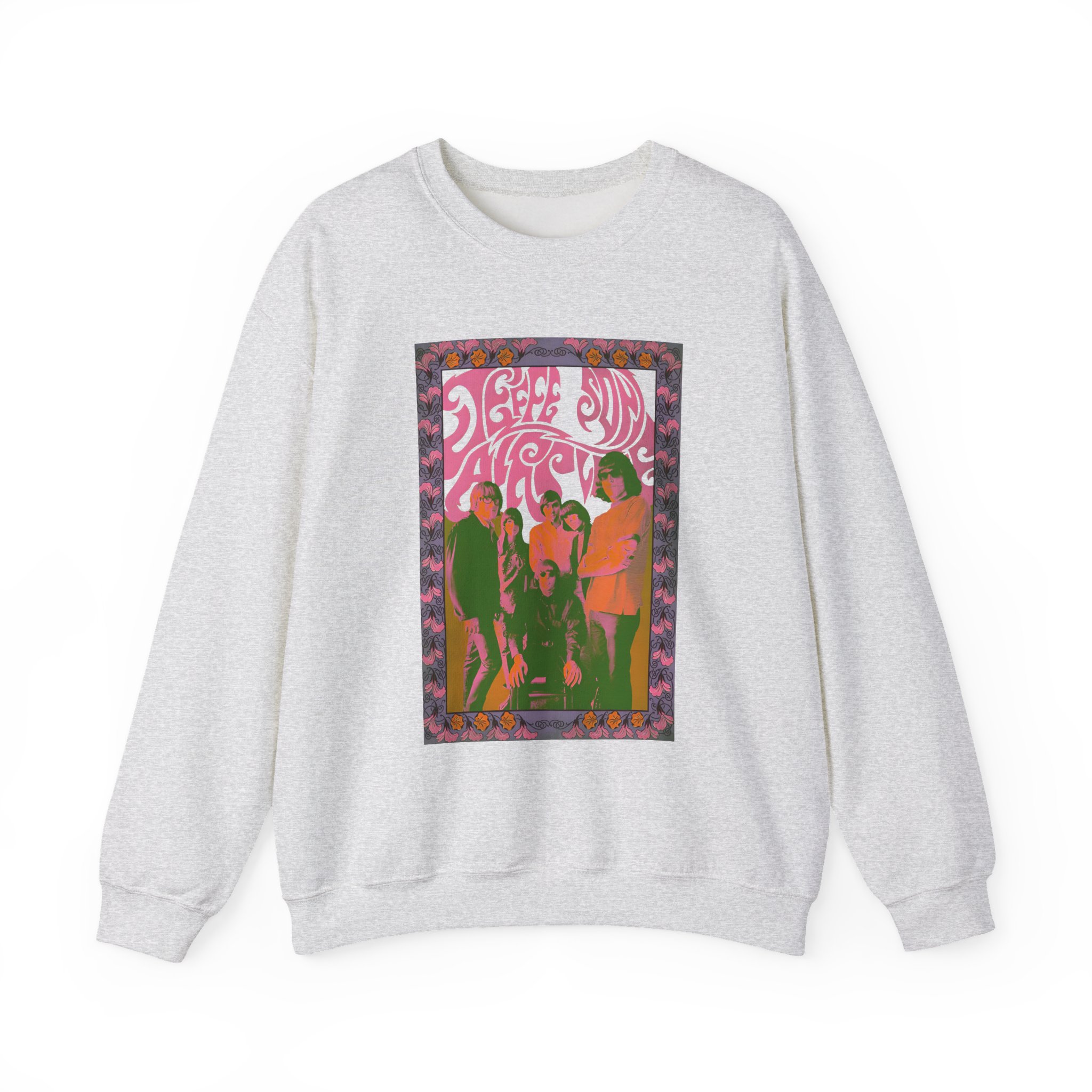 Jefferson Airplane Psychedelic Band Photo Unisex Heavy Blendâ„¢ Crewneck Sweatshirt