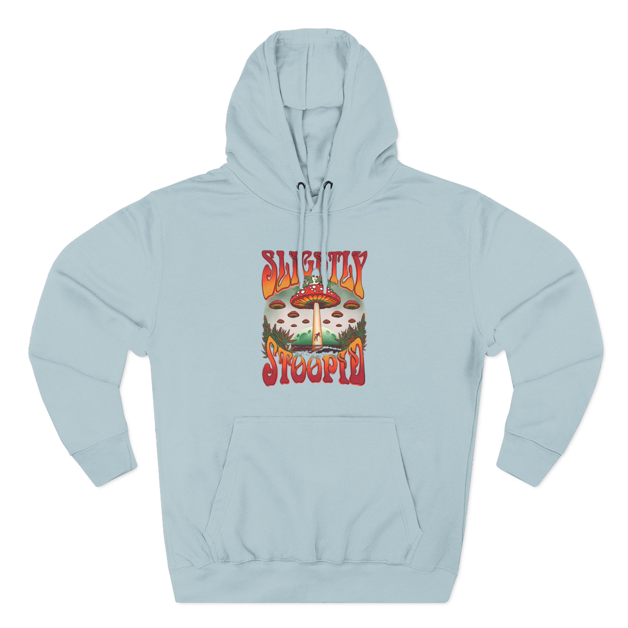 Slightly Stoopid Mushroom Ufo Three-Panel Fleece Hoodie