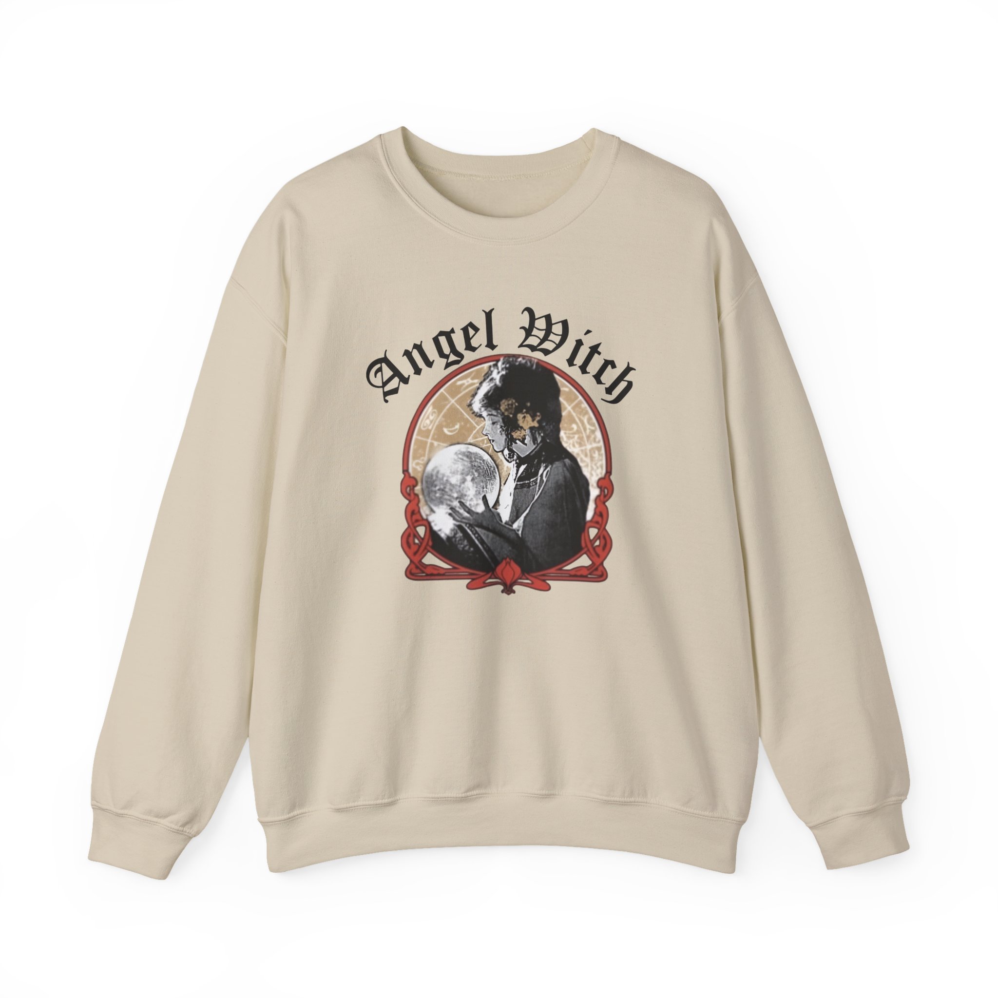 Angel Witch Sorceress Unisex Heavy Blendâ„¢ Crewneck Sweatshirt