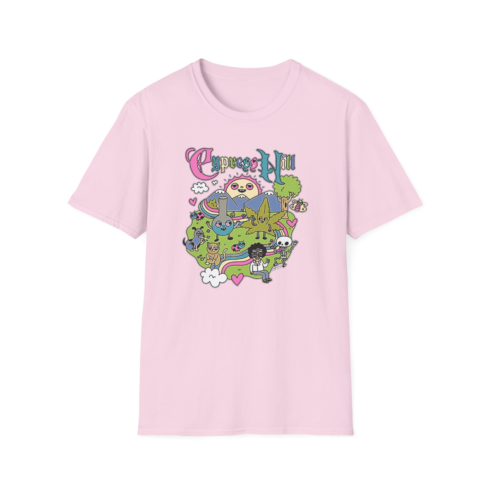 Cypress Hill Happy Time by Sean Solomon Unisex Softstyle T-Shirt