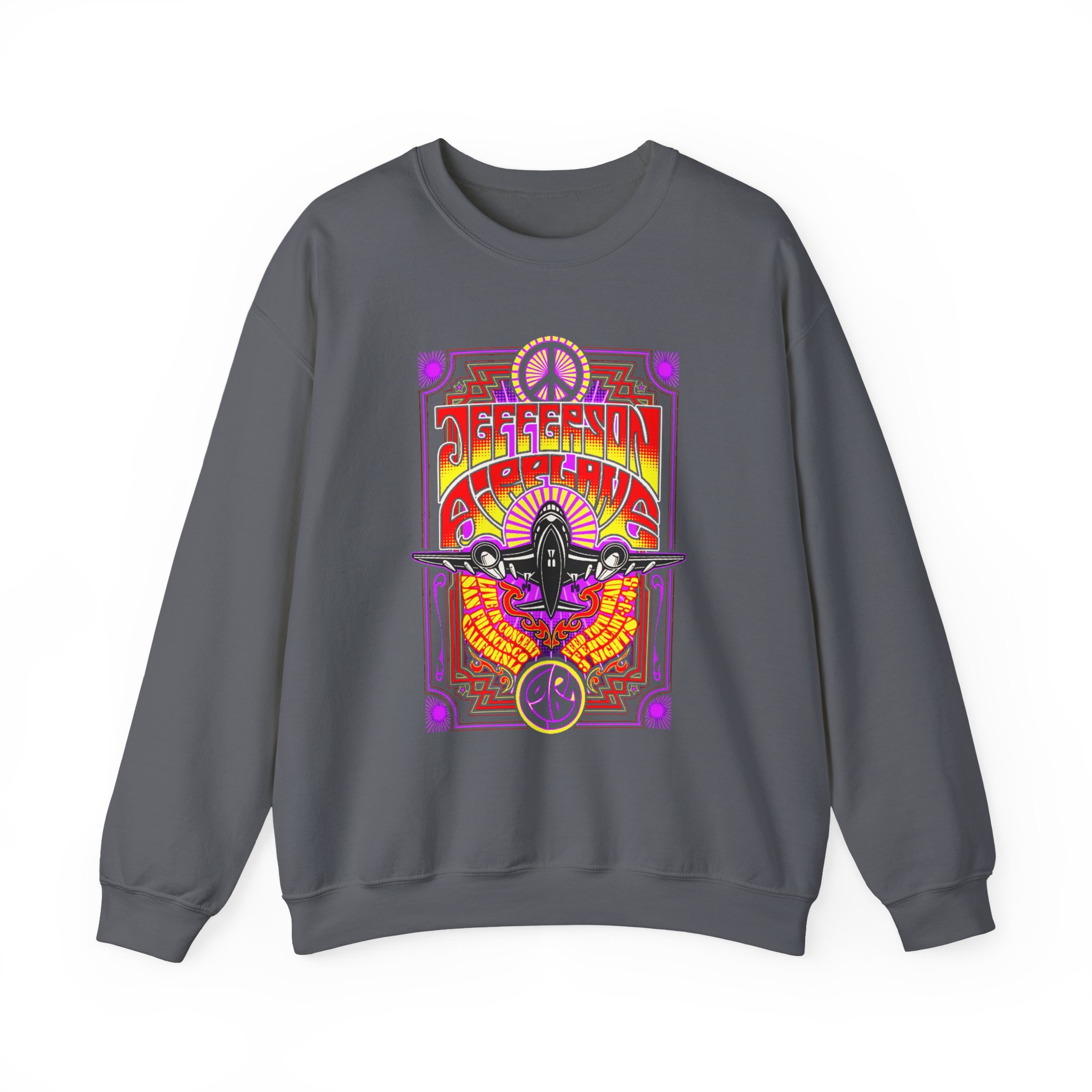 Jefferson Airplane Unisex Heavy Blendâ„¢ Crewneck Sweatshirt