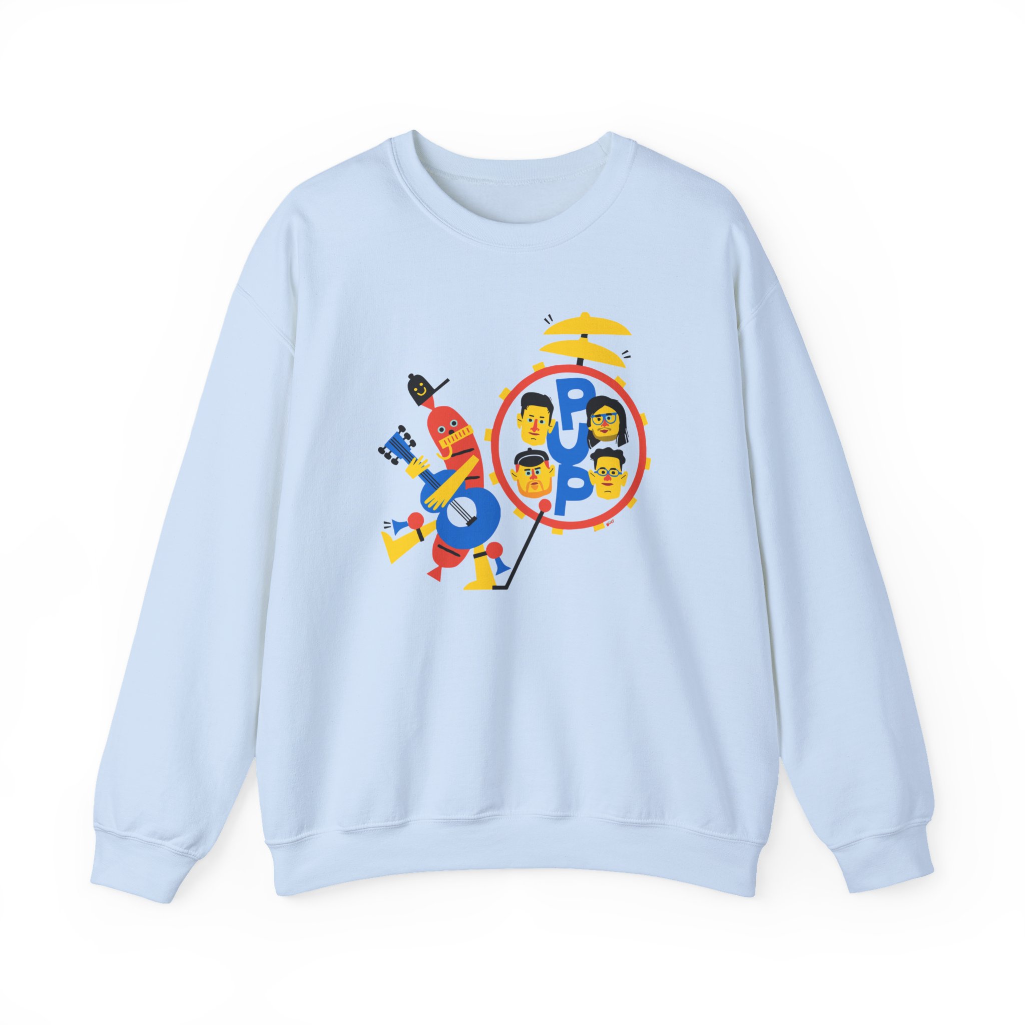 Pup Band of Wiener Unisex Heavy Blendâ„¢ Crewneck Sweatshirt