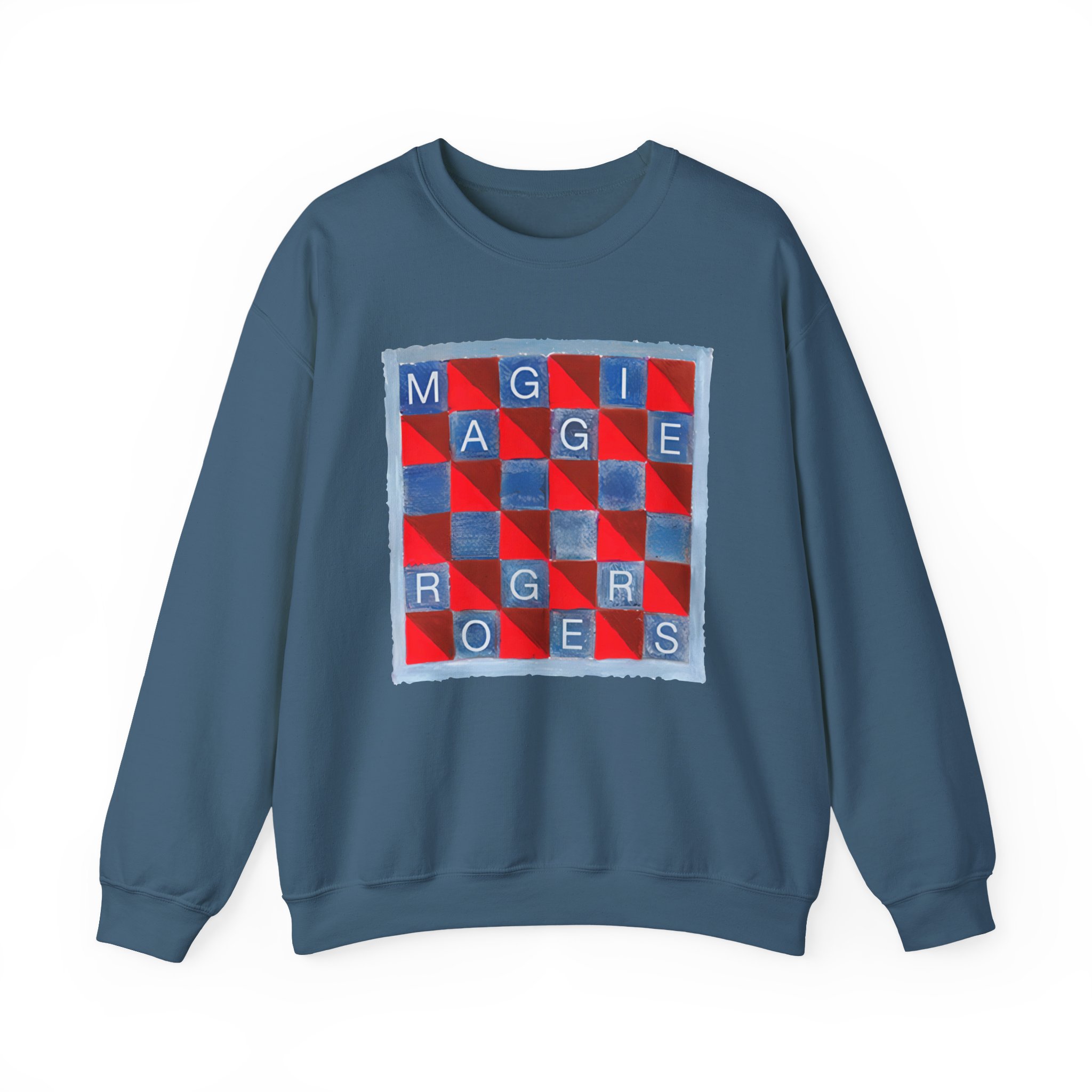 Maggie Rogers Checkmate Unisex Heavy Blendâ„¢ Crewneck Sweatshirt