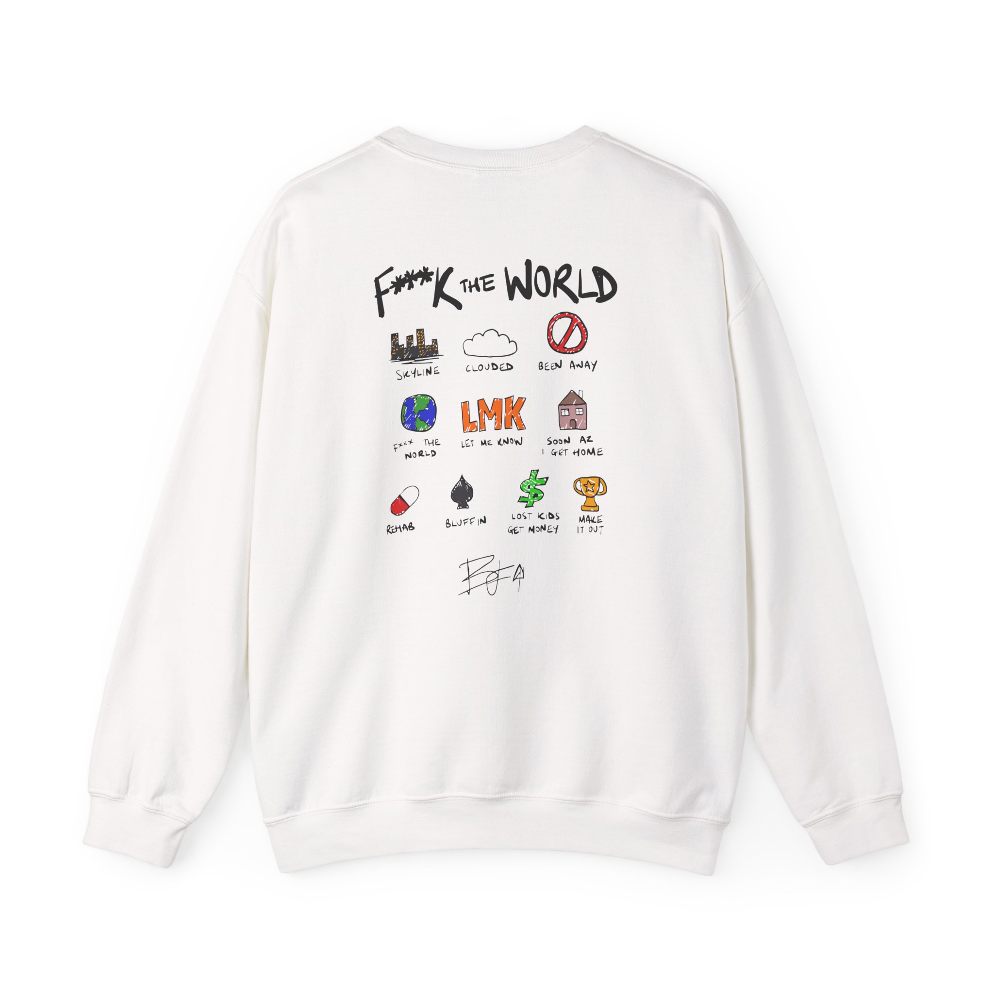 Brent Faiyaz Ftw Notebook Unisex Heavy Blendâ„¢ Crewneck Sweatshirt