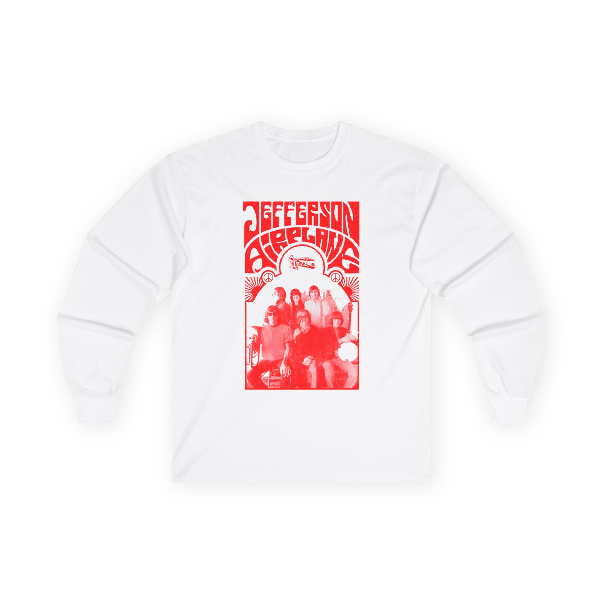 Jefferson Airplane Band Photo Unisex Ultra Cotton Long Sleeve Tee