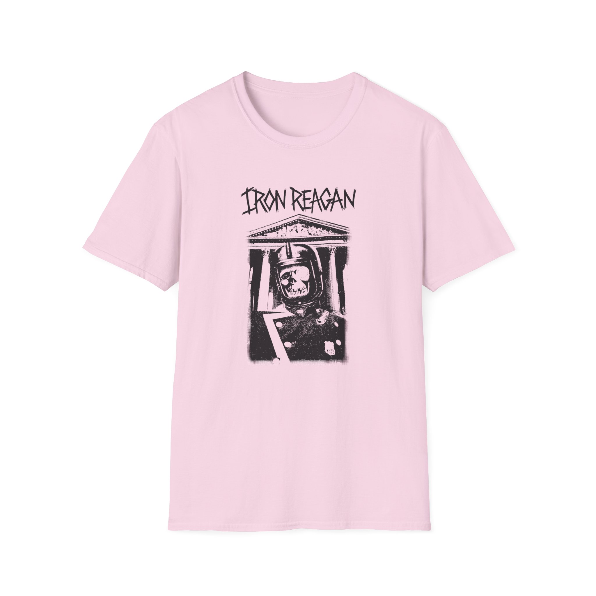 Iron Reagan Rewind Black Ink Unisex Softstyle T-Shirt
