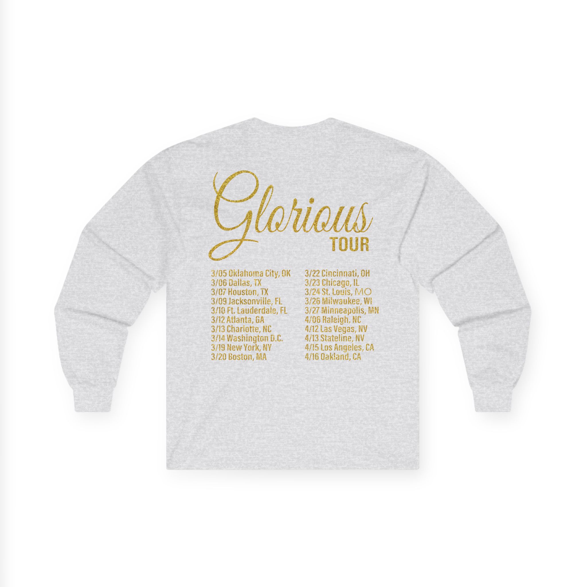 Glorilla Glorious Tour Unisex Ultra Cotton Long Sleeve Tee