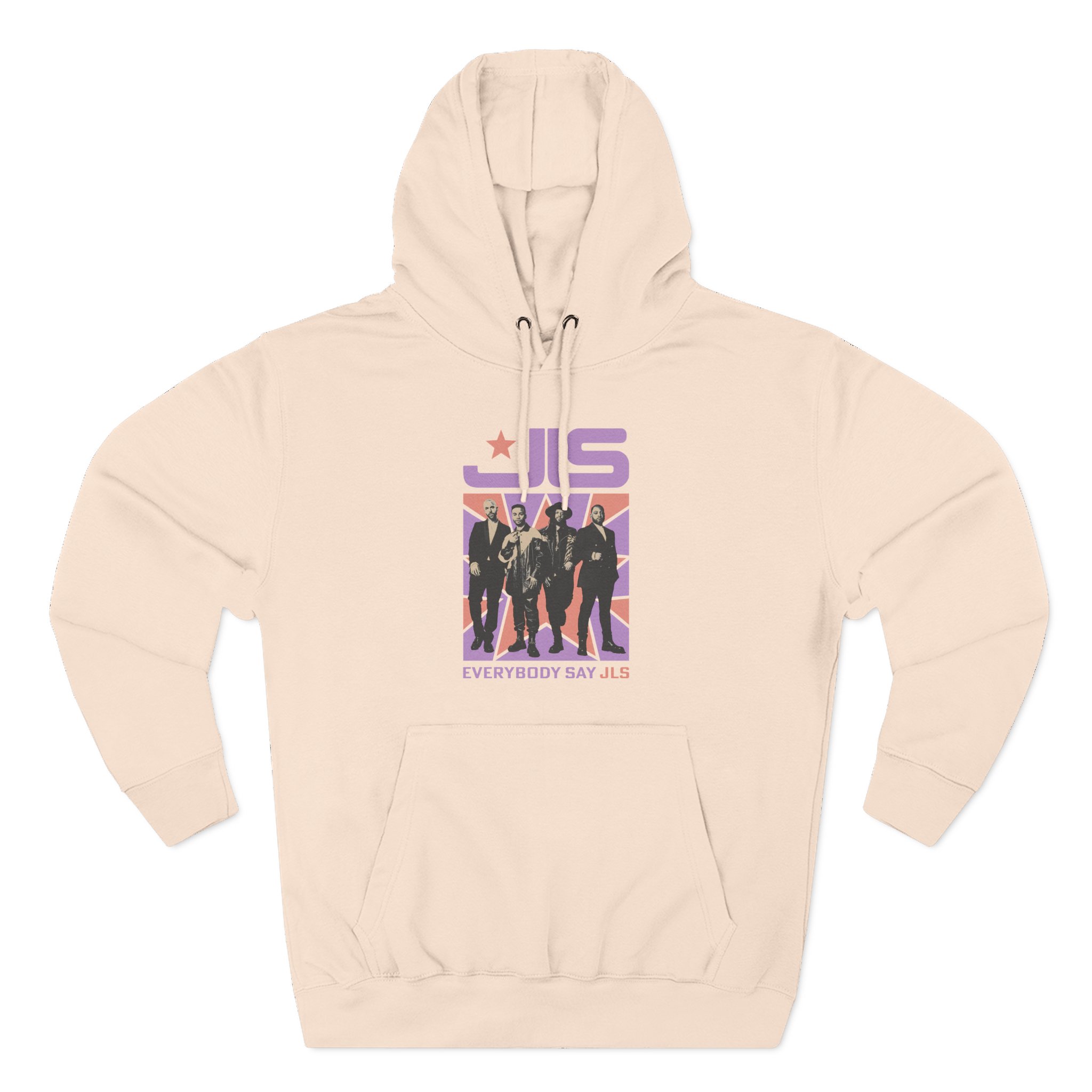 JLS, Everybody Say JLS Photo Star Three-Panel Fleece Hoodie