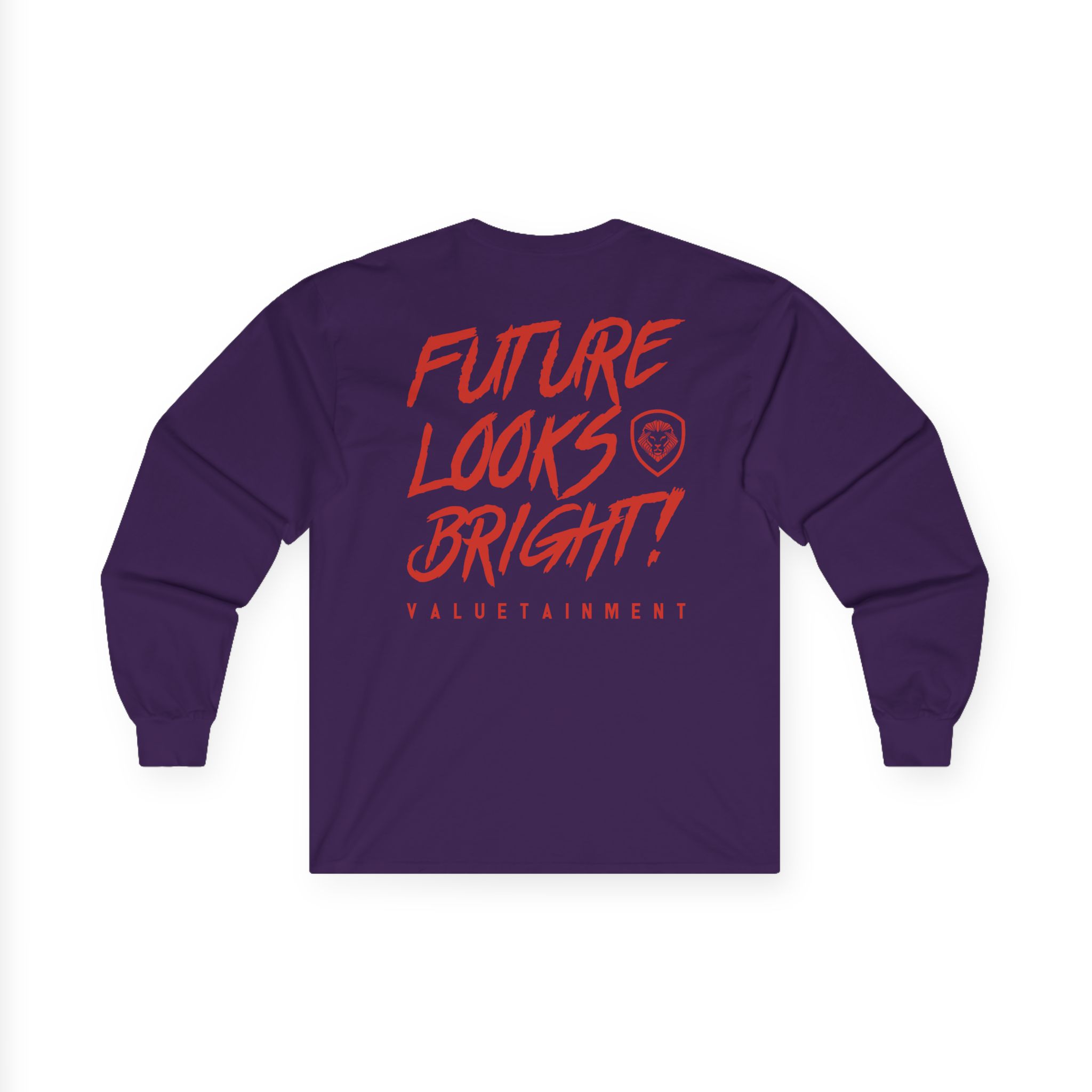 Valuetainment Future Looks Bright Unisex Ultra Cotton Long Sleeve Tee