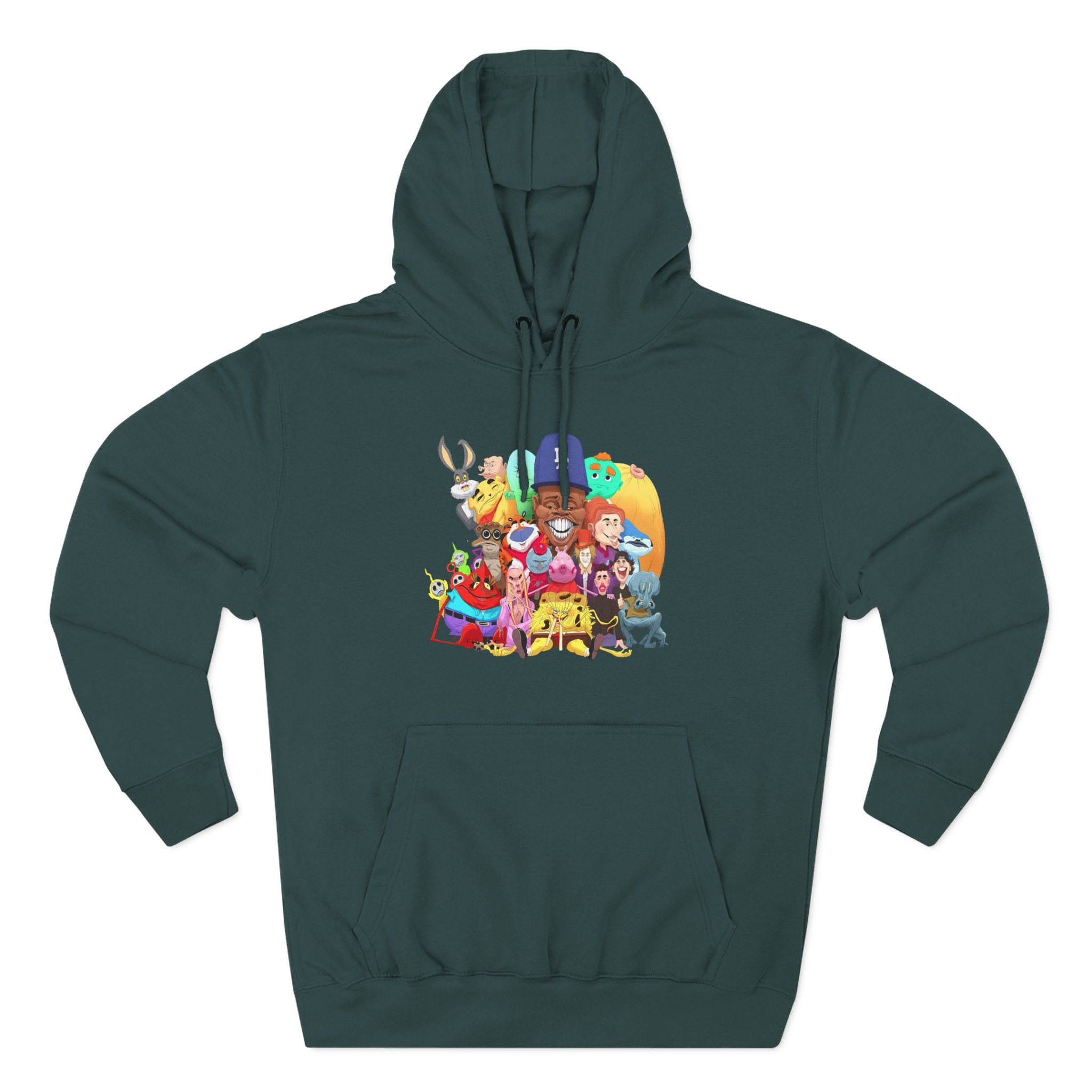 Papa Meat Three-Panel Fleece Hoodie