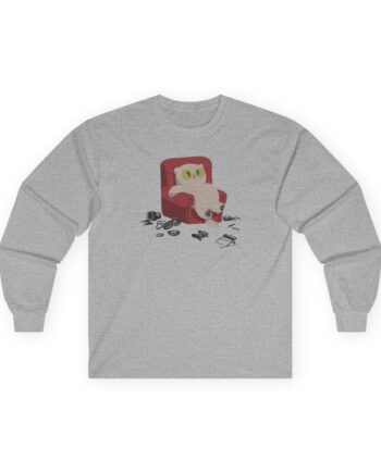 Lirik Lazycat Unisex Ultra Cotton Long Sleeve Tee