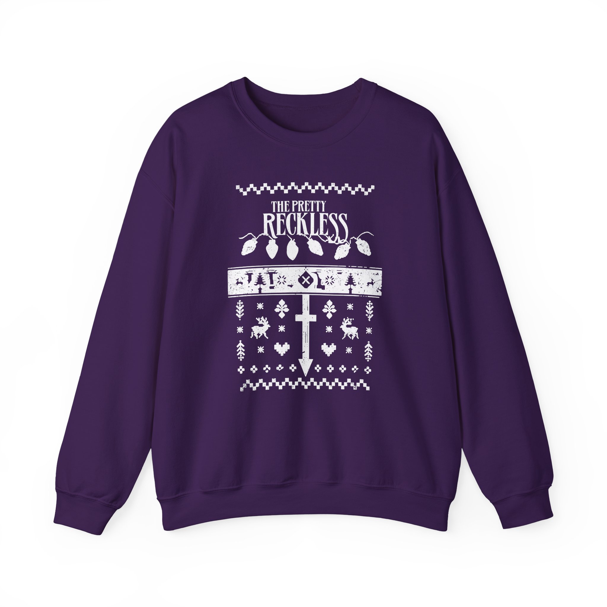 The Pretty Reckless Christmas Unisex Heavy Blend Crewneck Sweatshirt
