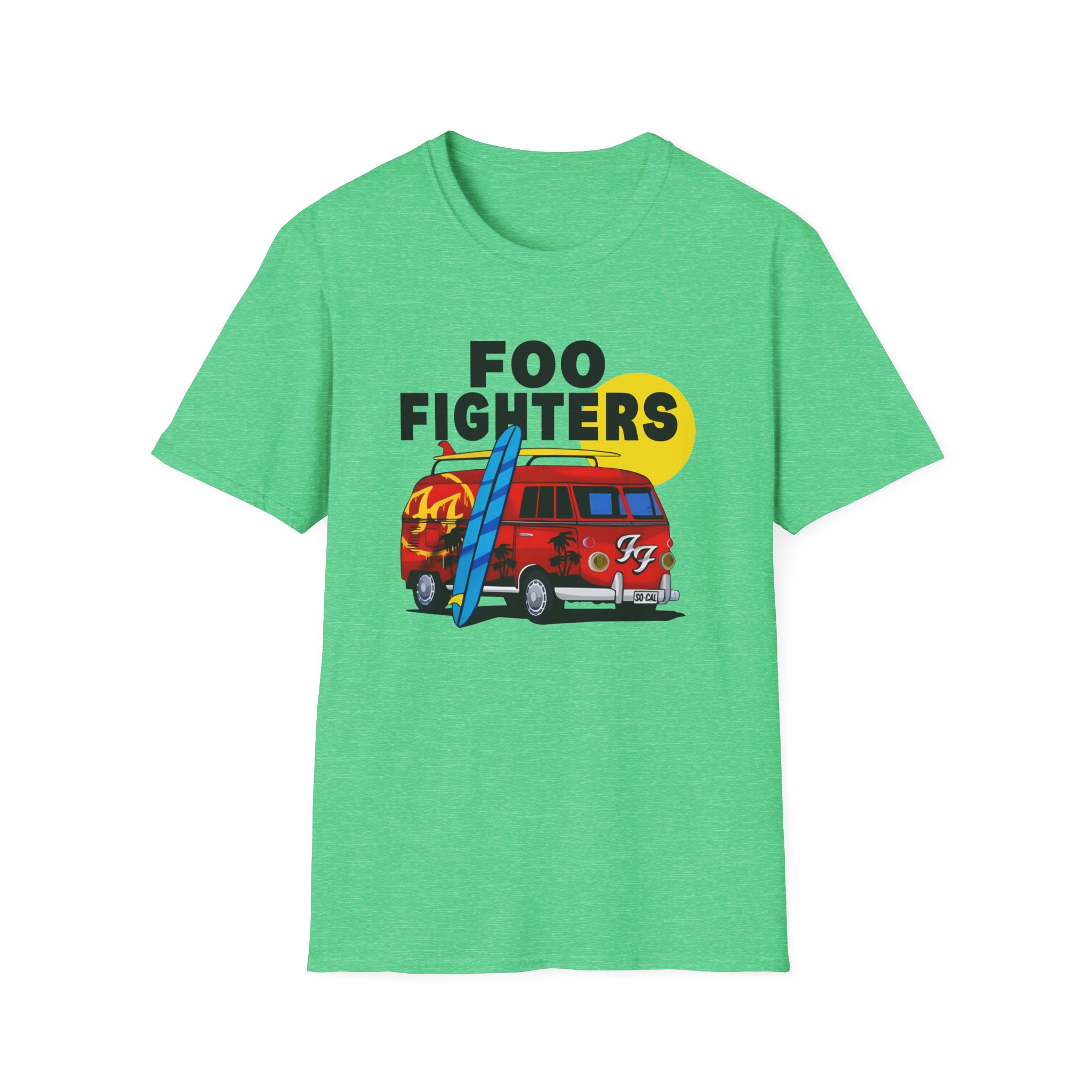 Foo Fighters Split Window Unisex Softstyle T-Shirt