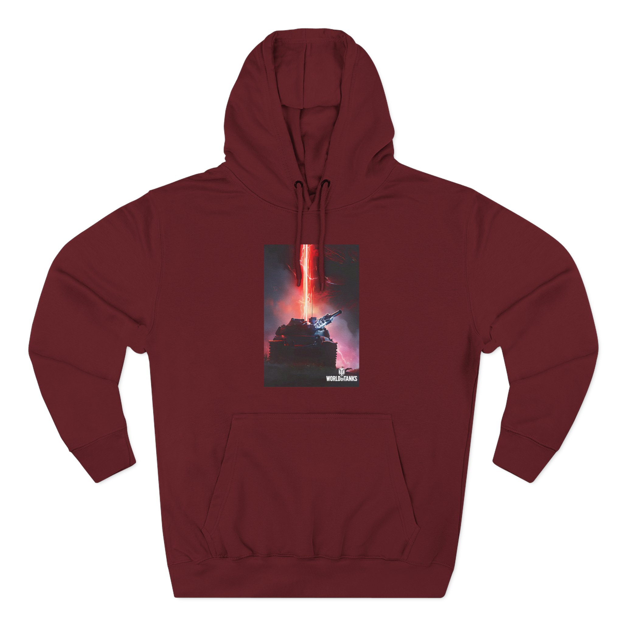 World of Tank Waffentrager Three-Panel Fleece Hoodie