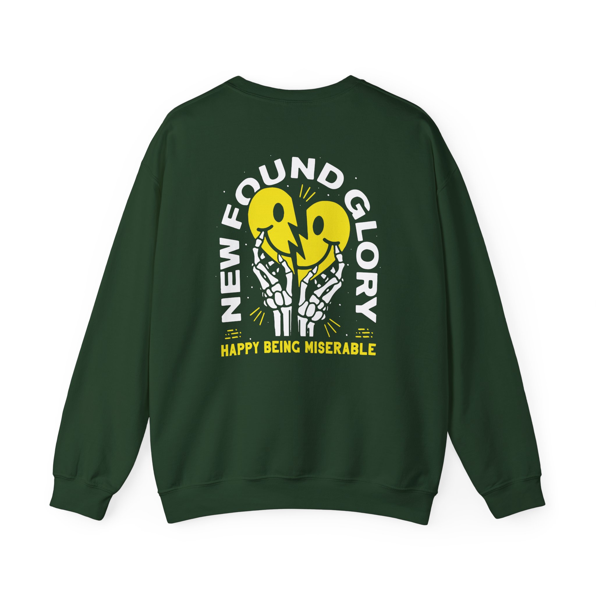 New Found Glory Happy Being Miserable Unisex Heavy Blendâ„¢ Crewneck Sweatshirt