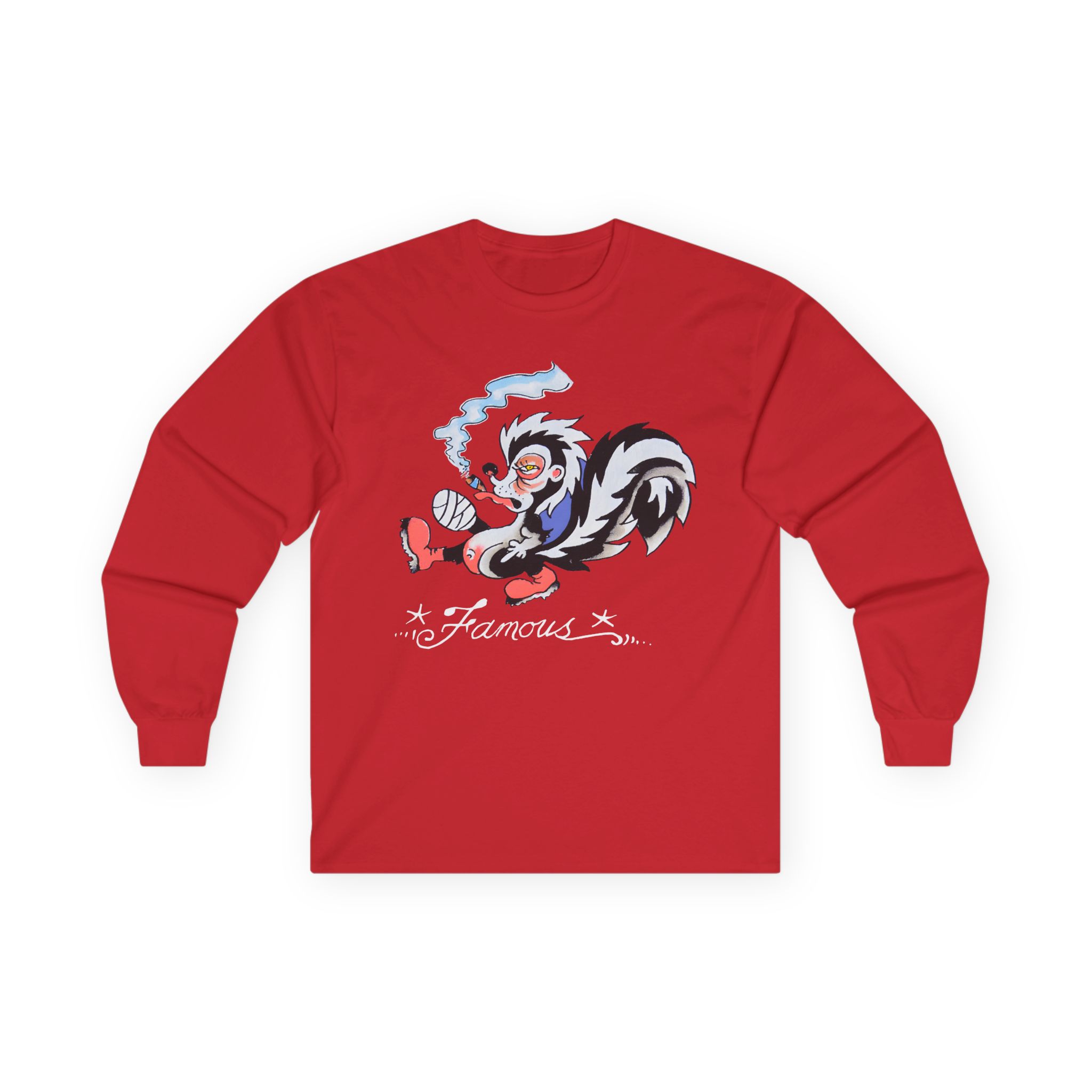 Kim Petras Famous Skunk Boxy Unisex Ultra Cotton Long Sleeve Tee