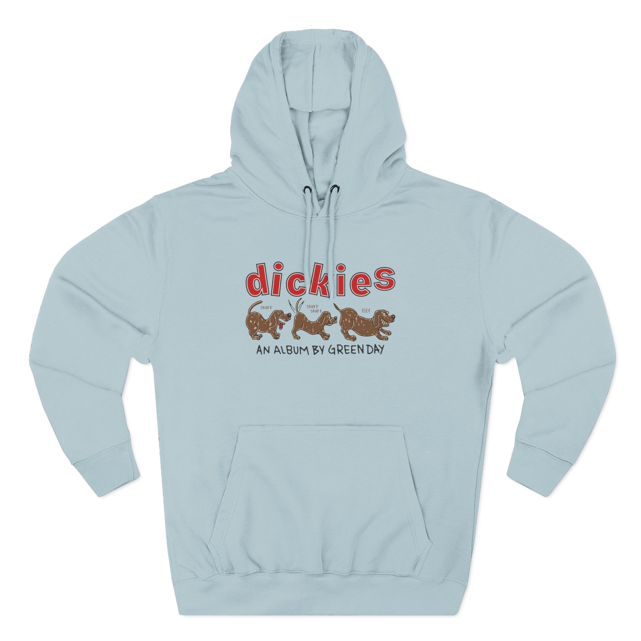 Green Day Dookie Dogs Three-Panel Fleece Hoodie
