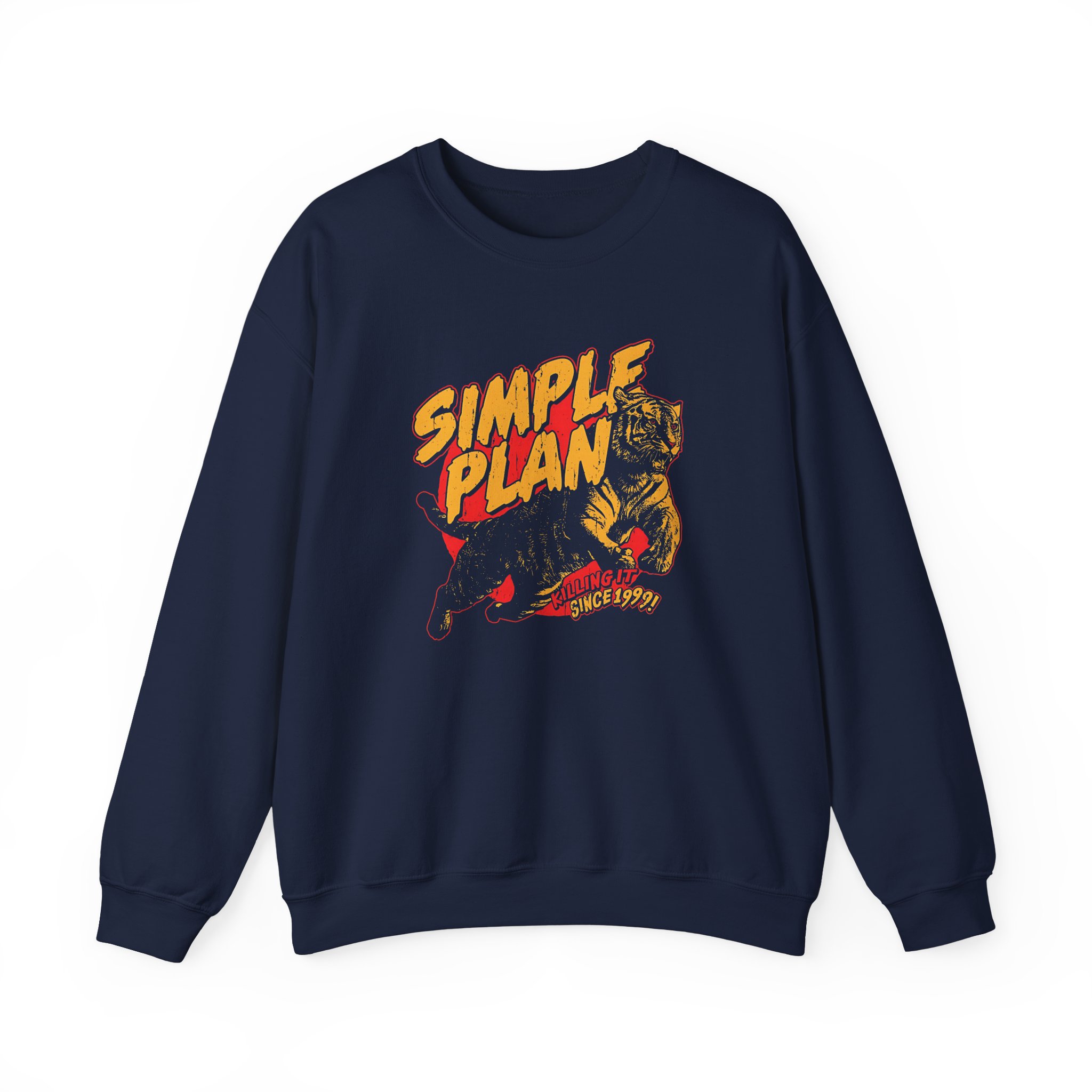 Simple Plan Tiger 1999 Unisex Heavy Blendâ„¢ Crewneck Sweatshirt