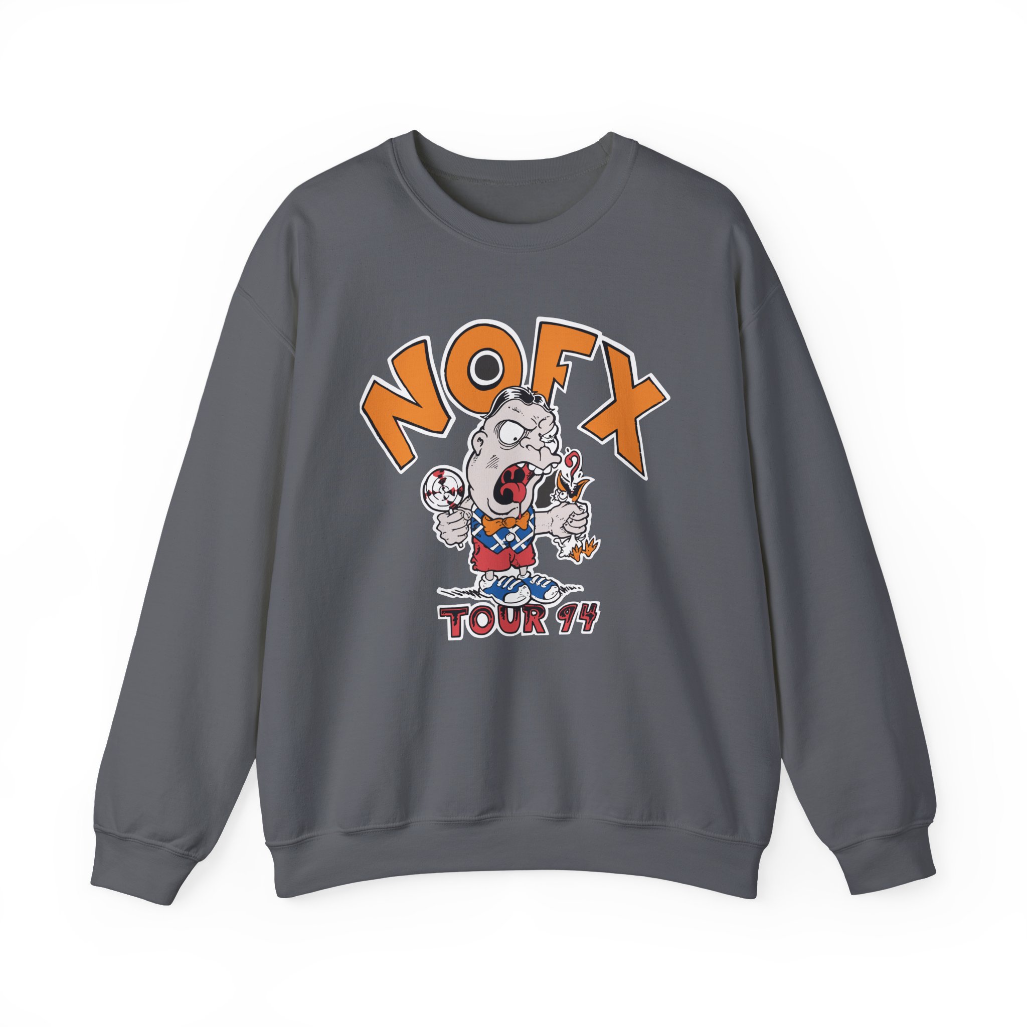 Nofx Lollipop Guy Unisex Heavy Blendâ„¢ Crewneck Sweatshirt