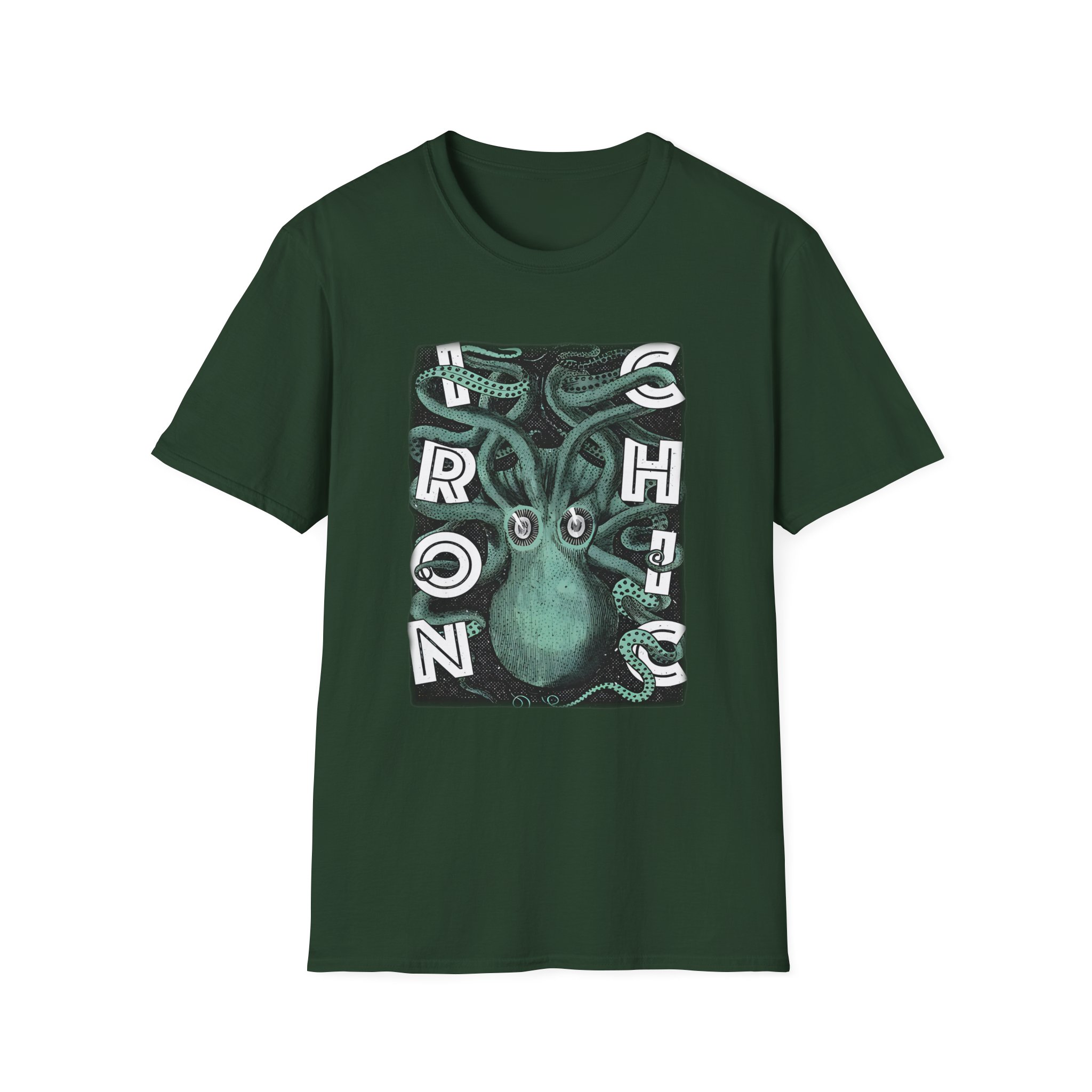 Iron Chic Octopus Unisex Softstyle T-Shirt