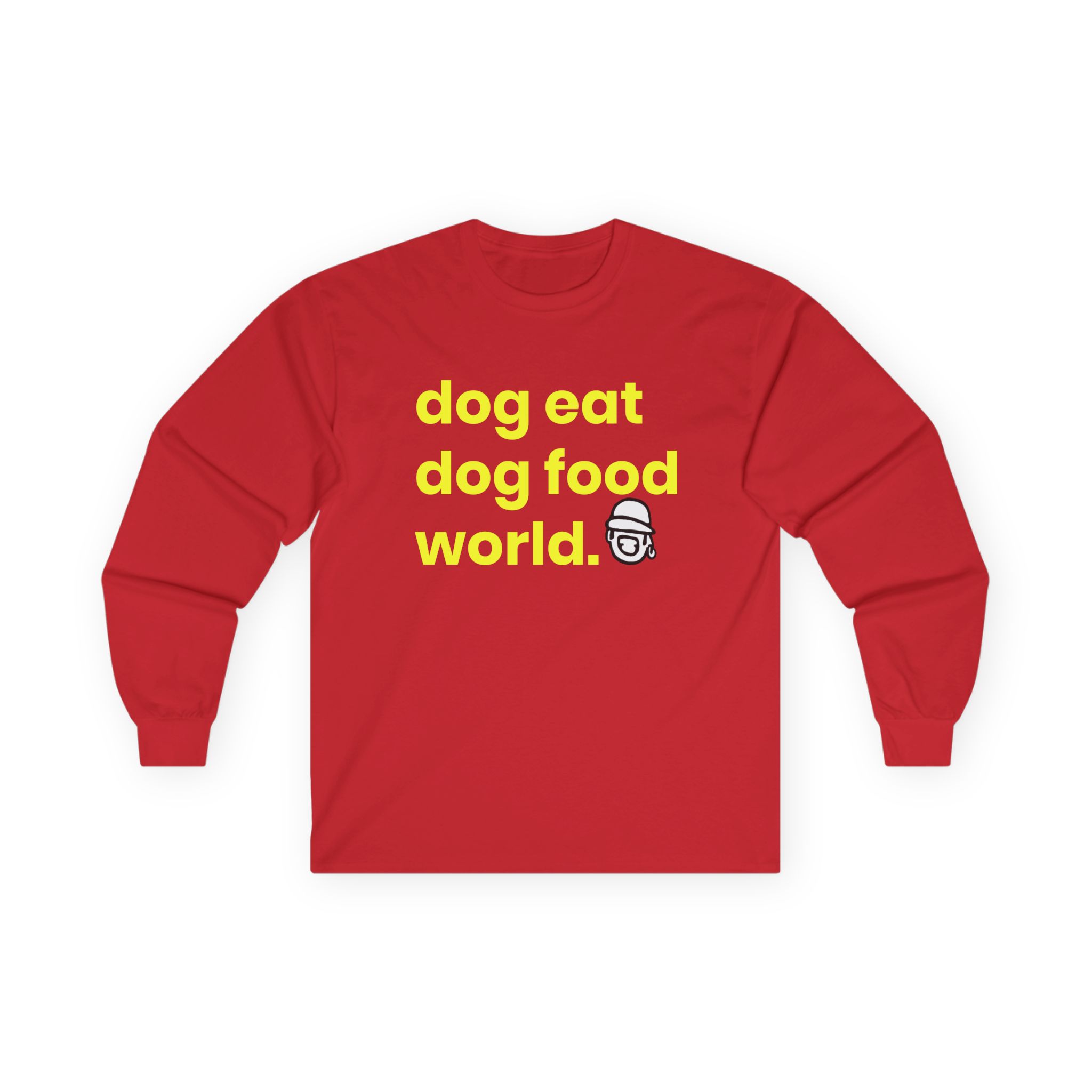 Niko B Dog Eat Dog Food World Unisex Ultra Cotton Long Sleeve Tee