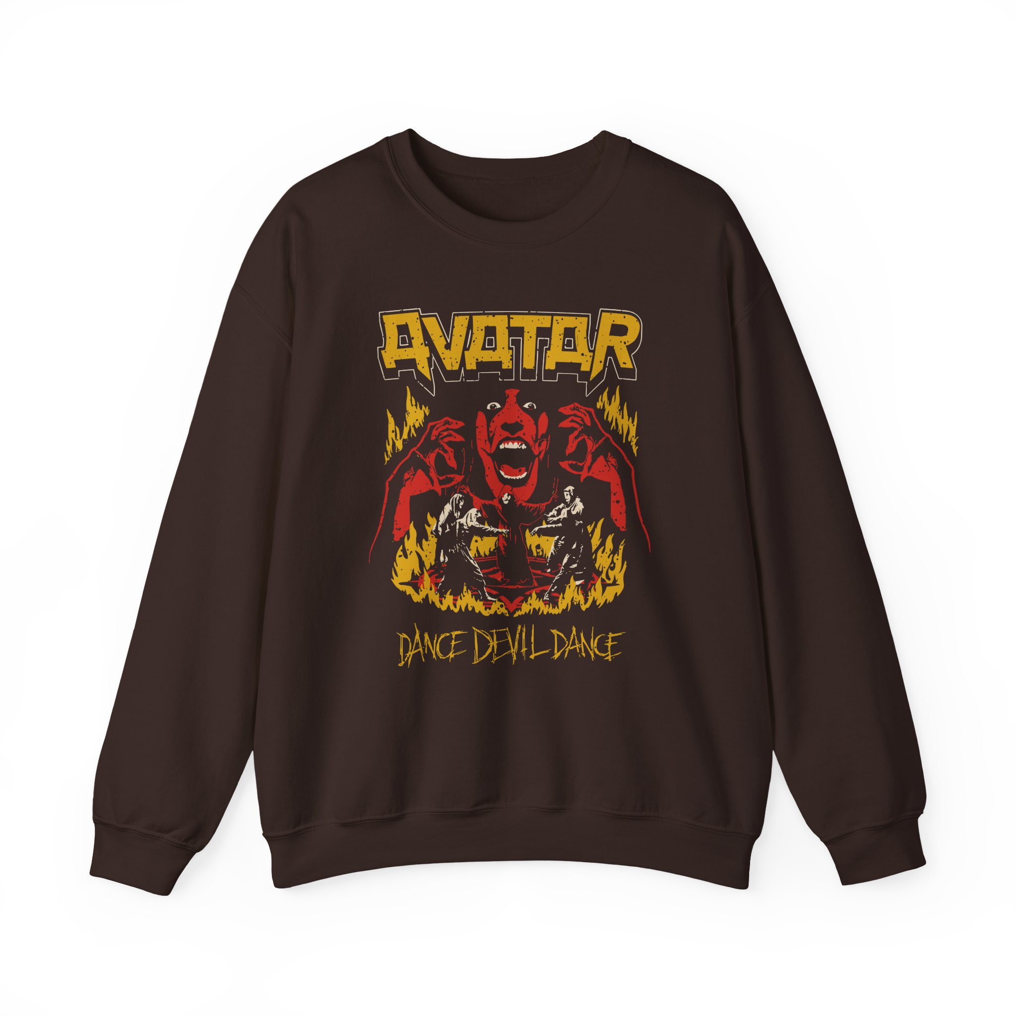 Avatar Band Vintage Dance Devil Dance Unisex Heavy Blendâ„¢ Crewneck Sweatshirt