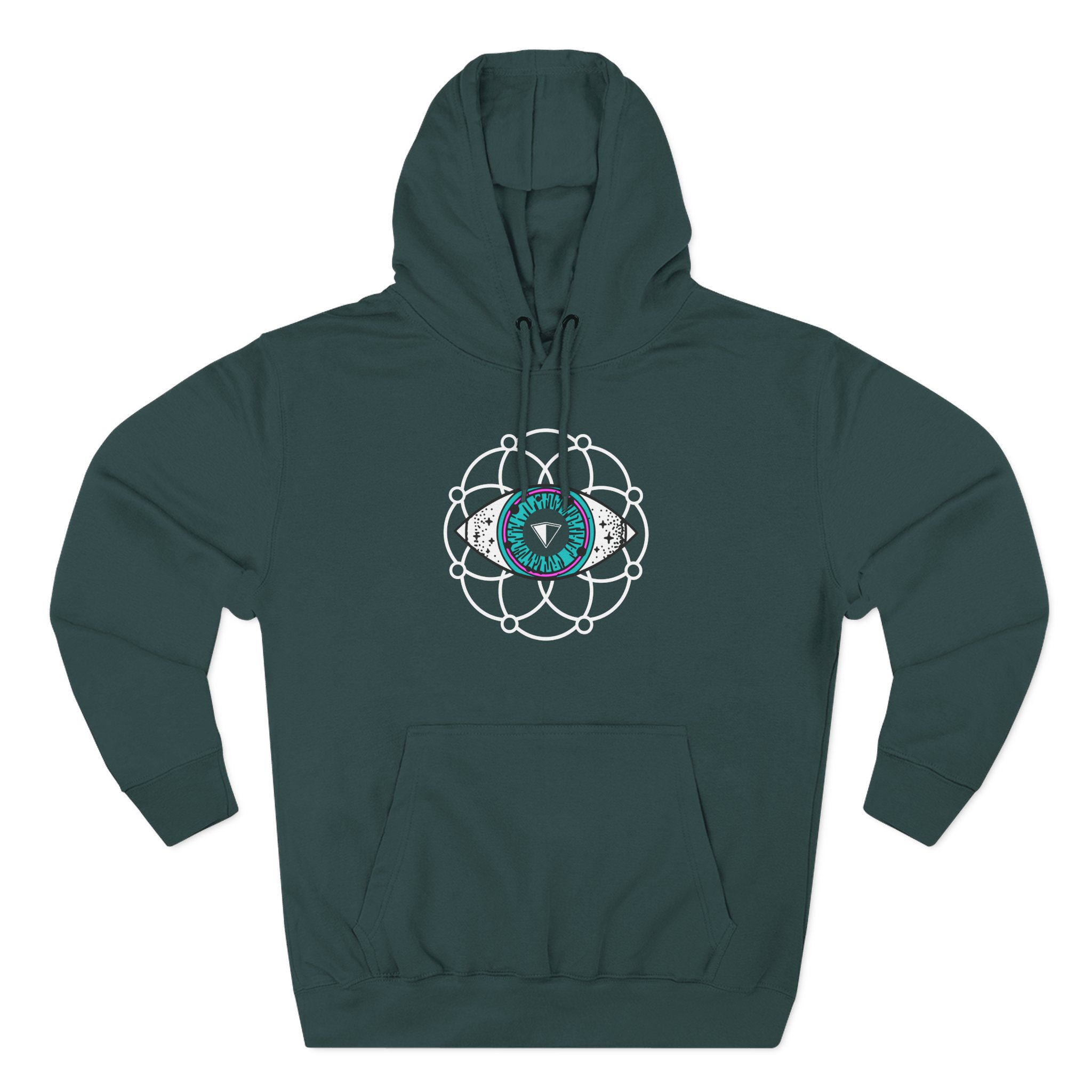 Inzo Celestial Eye Three-Panel Fleece Hoodie