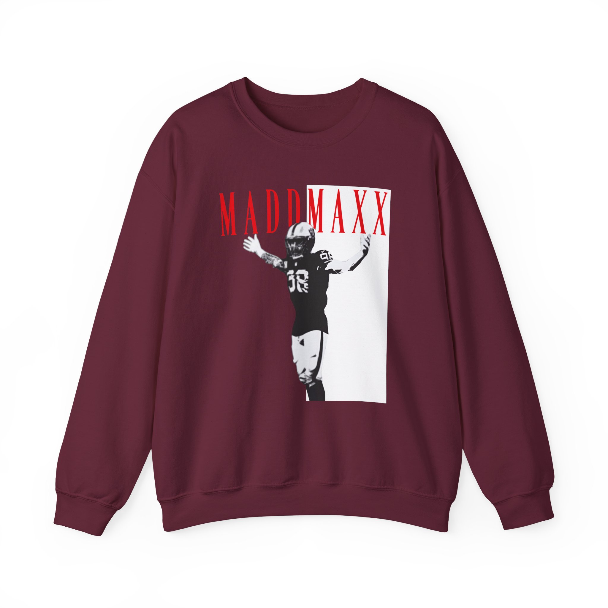 Maxx Crosby Mad Maxx Unisex Heavy Blendâ„¢ Crewneck Sweatshirt