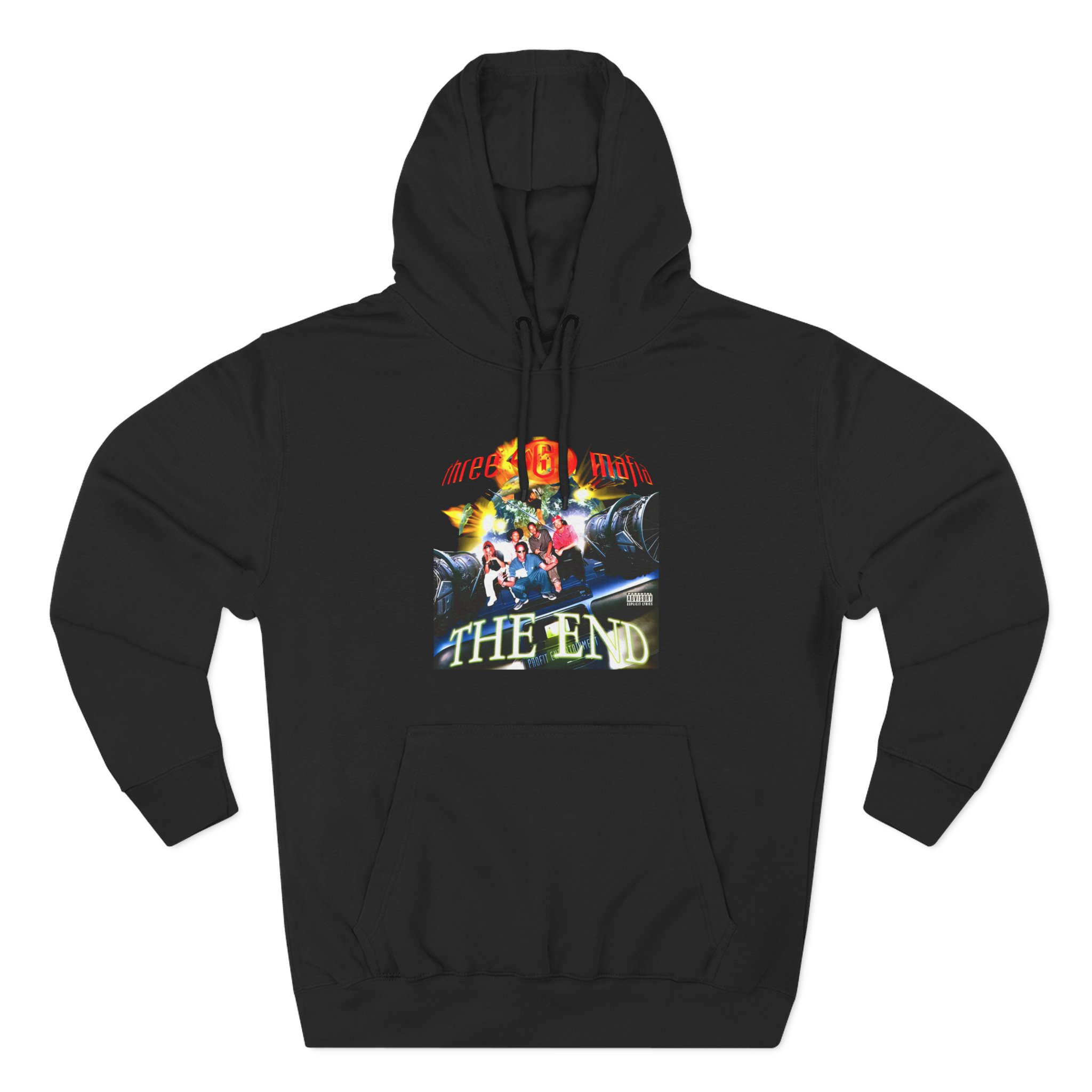 Three 6 Mafia the End Three-Panel Fleece Hoodie