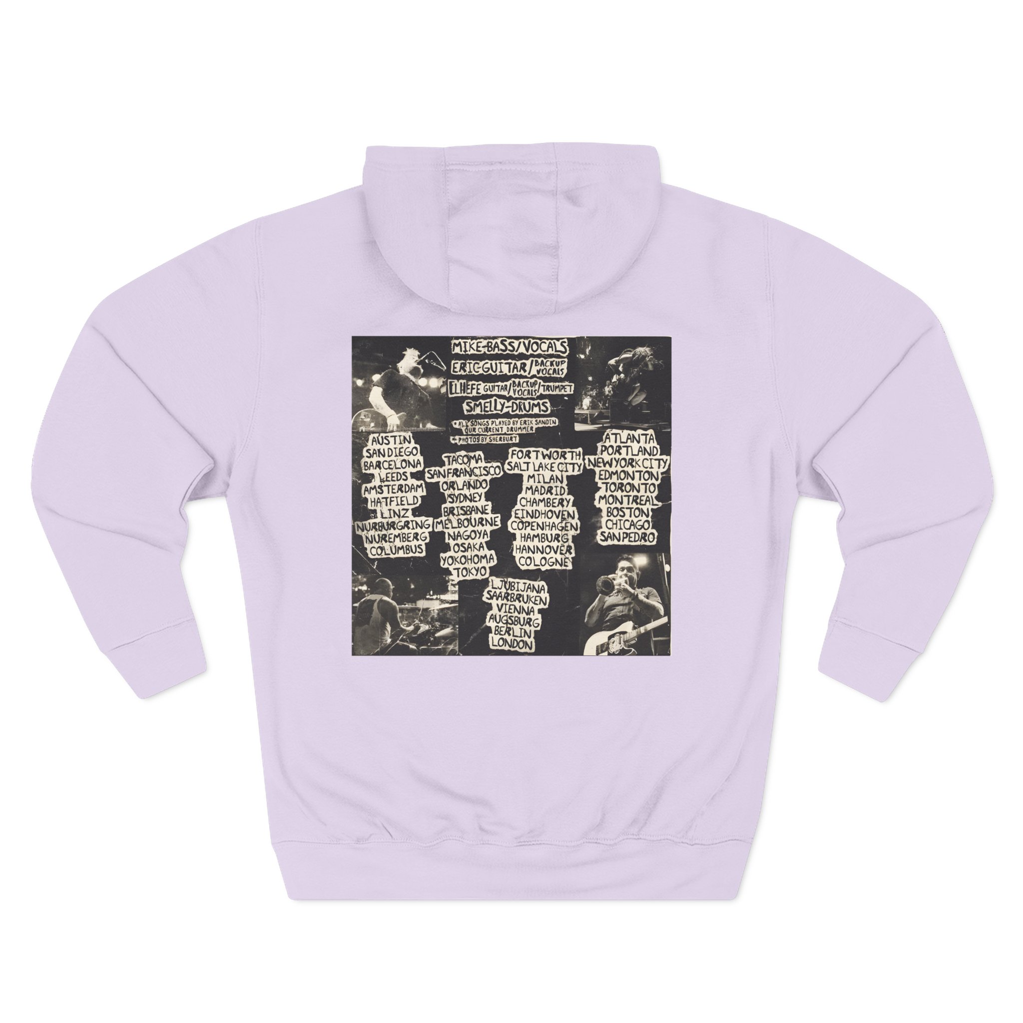 Nofx Og Skull Three-Panel Fleece Hoodie